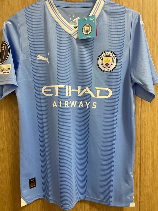 Puma 2324 Manchester City #9 Erling Haaland jersey | Grailed