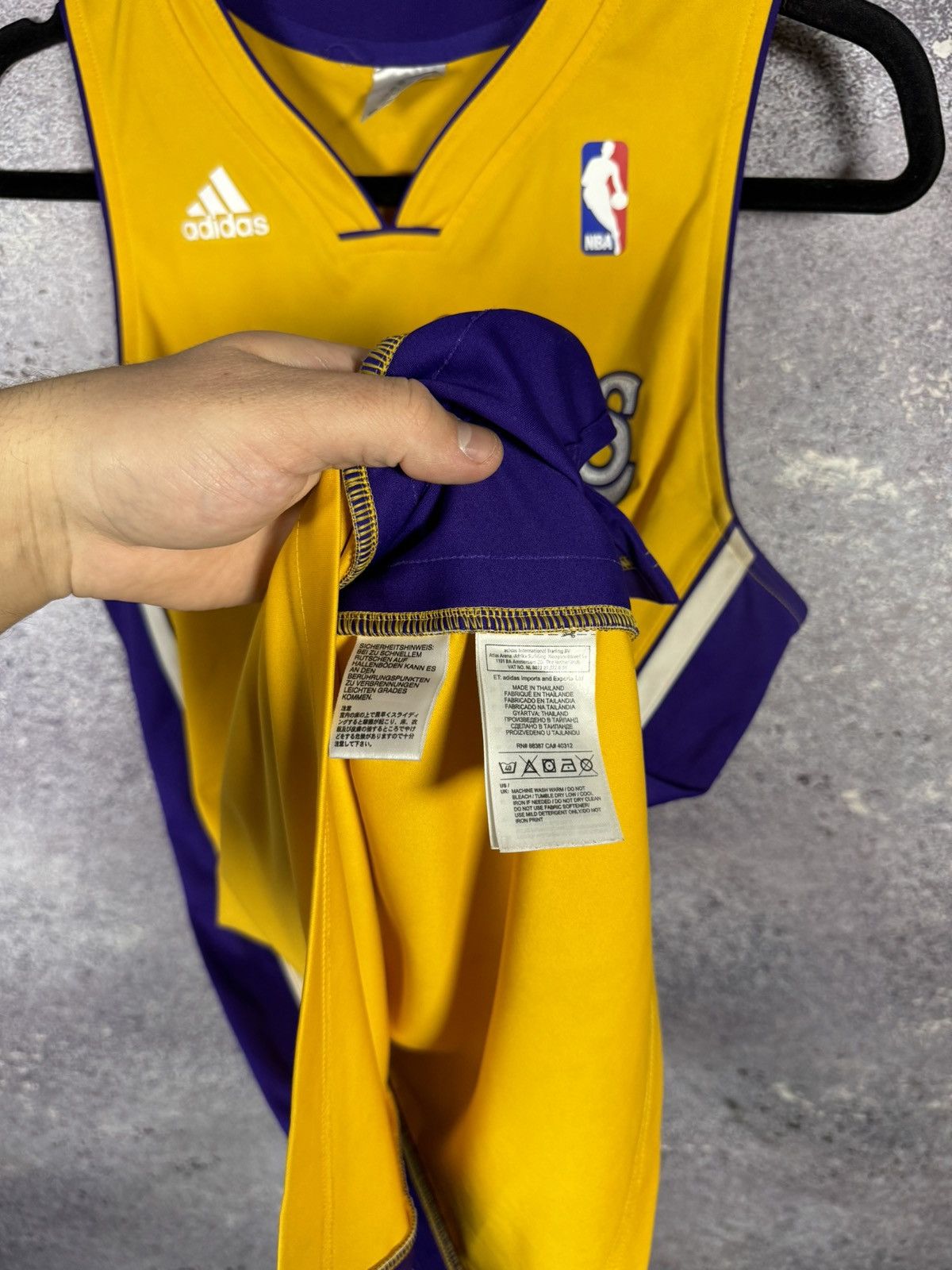 Adidas × NBA BRYANT Vintage Lakers 2014 Home NBA Jersey Blokcore Small Size US S / EU 44-46 / 1 - 10 Thumbnail