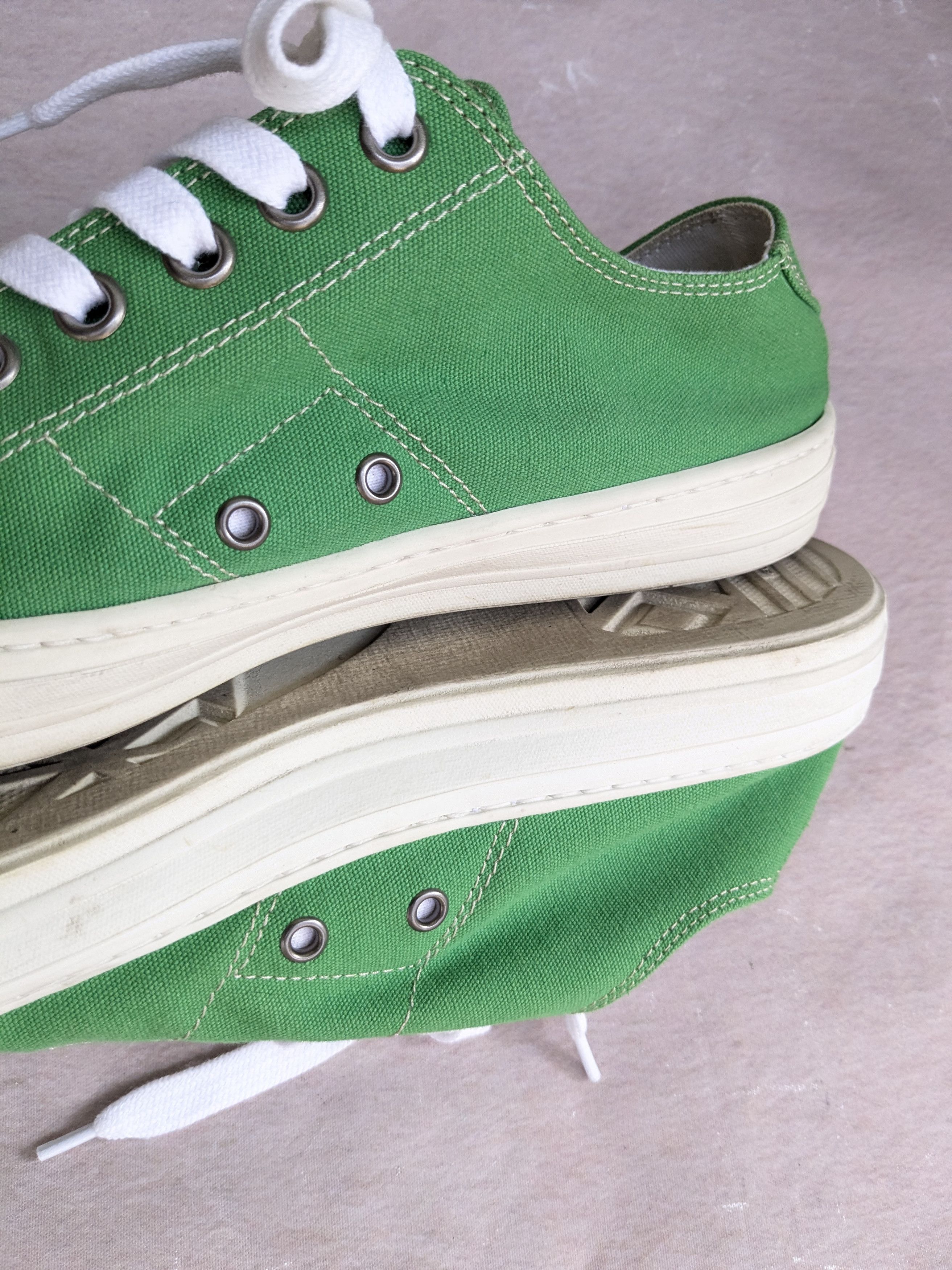 Maison Margiela Maison Margiela Stereotype Sneakers 11 44 Green White Canvas Size US 11 / EU 44 - 9 Thumbnail