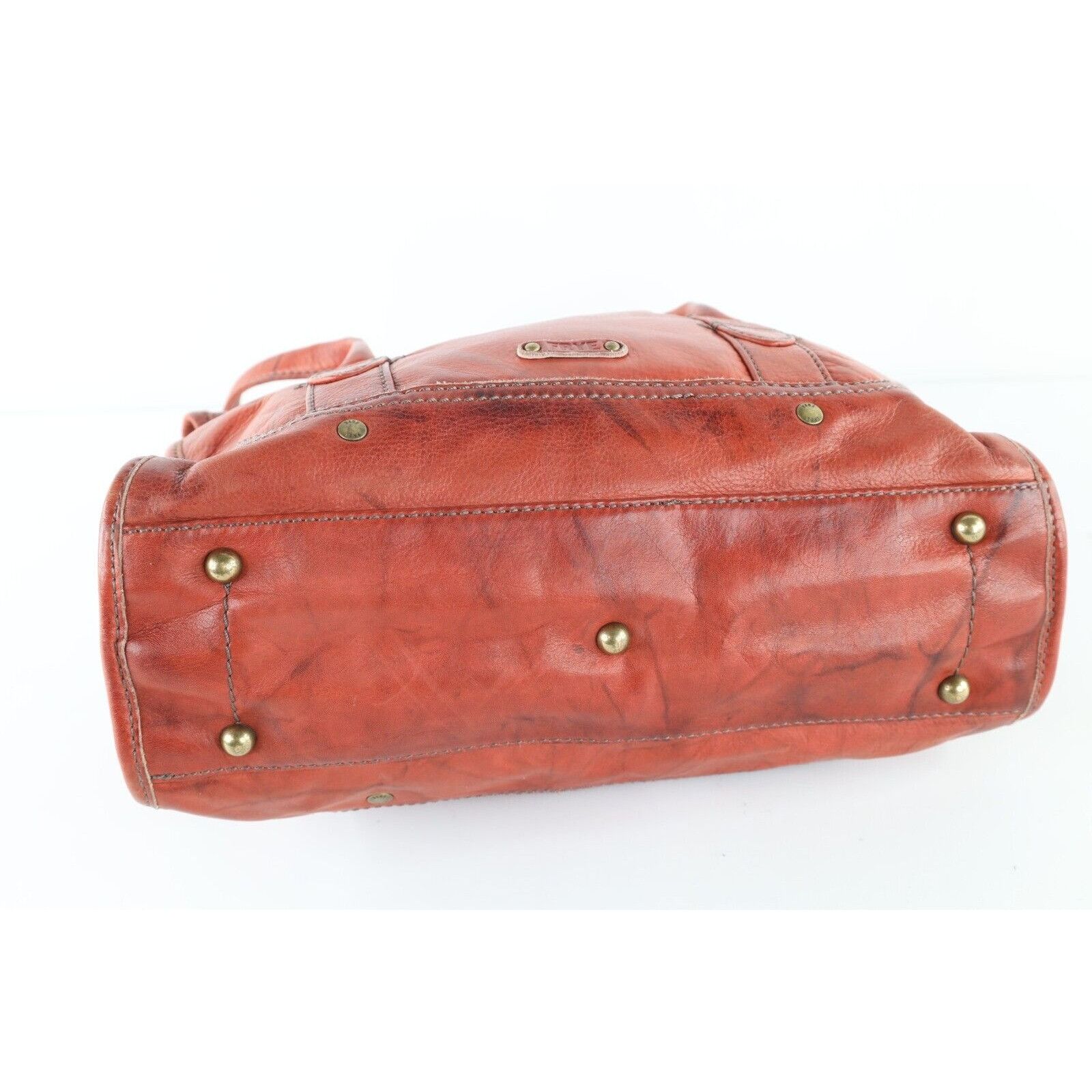 Frye Frye Distressed Italian Leather Boho Chic Shoulder Bag Size ONE SIZE - 8 Thumbnail