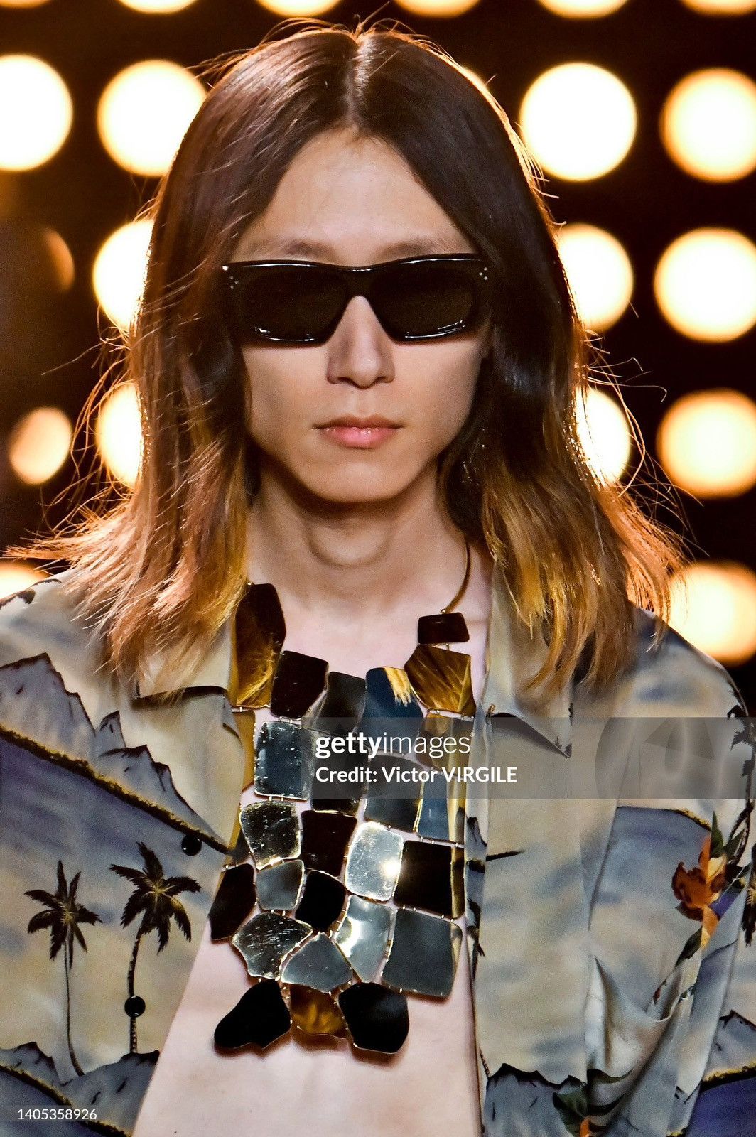 Celine CELINE BY HEDI SLIMANE 23SS RUNWAY LOOK PALM HAWAII SHIRT Size US M / EU 48-50 / 2 - 8 Thumbnail