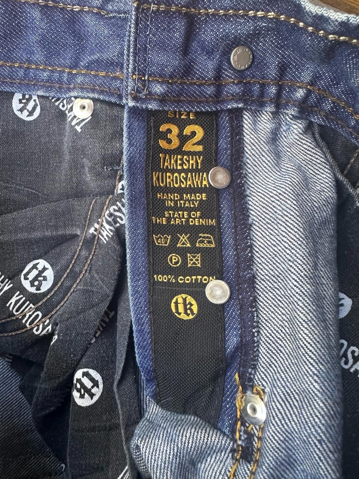 Takeshy Kurosawa Takeshy Kurosawa Distressed Jeans 32x32 made in Italy Size US 32 / EU 48 - 5 Thumbnail
