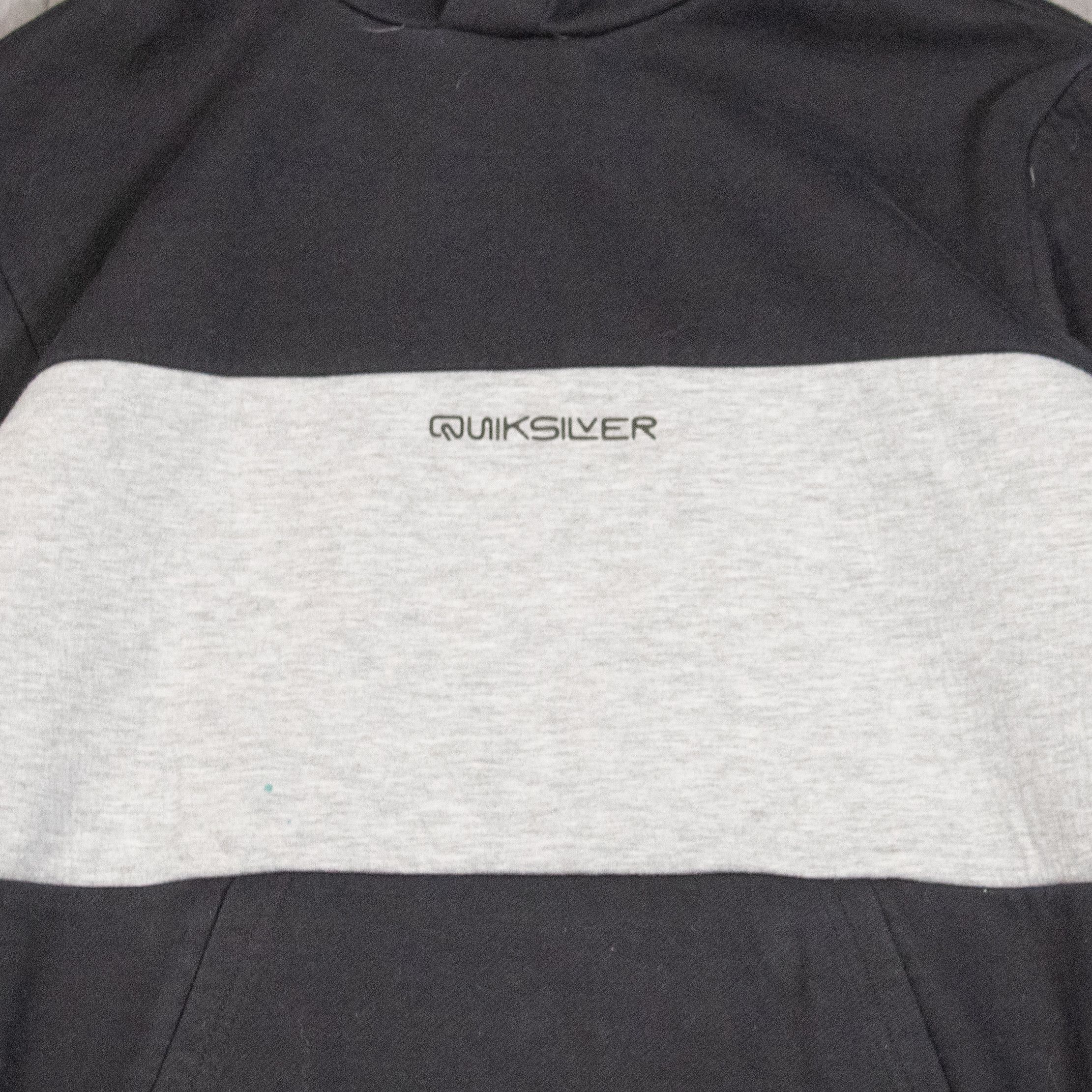 Quiksilver Y2K 2000's 00's Quicksilver Two Tone Boxy Grey Hoodie Size US M / EU 48-50 / 2 - 5 Thumbnail