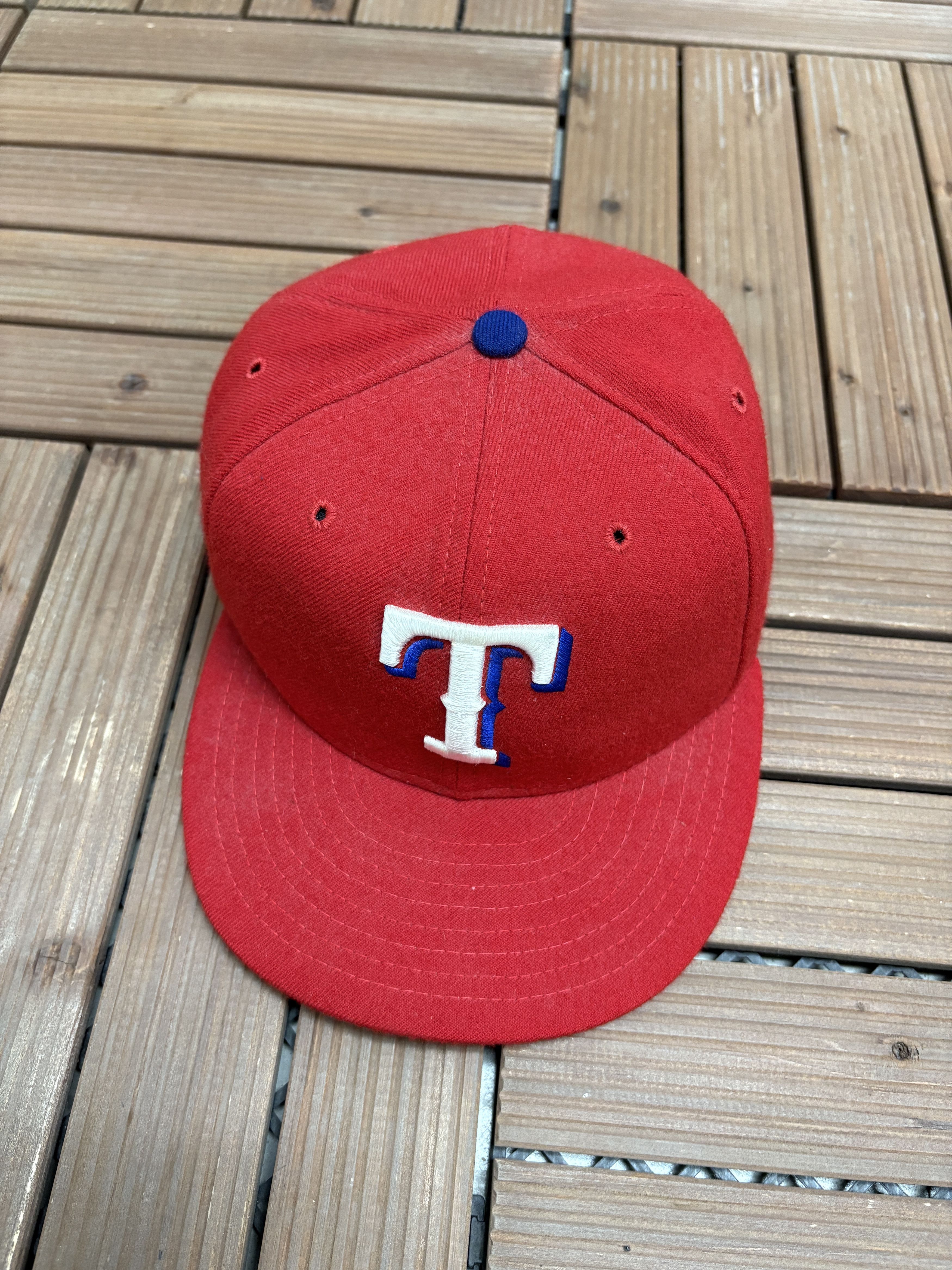 New Era Texas Rangers Vintage Made in USA Wool Hat Cap Size ONE SIZE - 1 Thumbnail