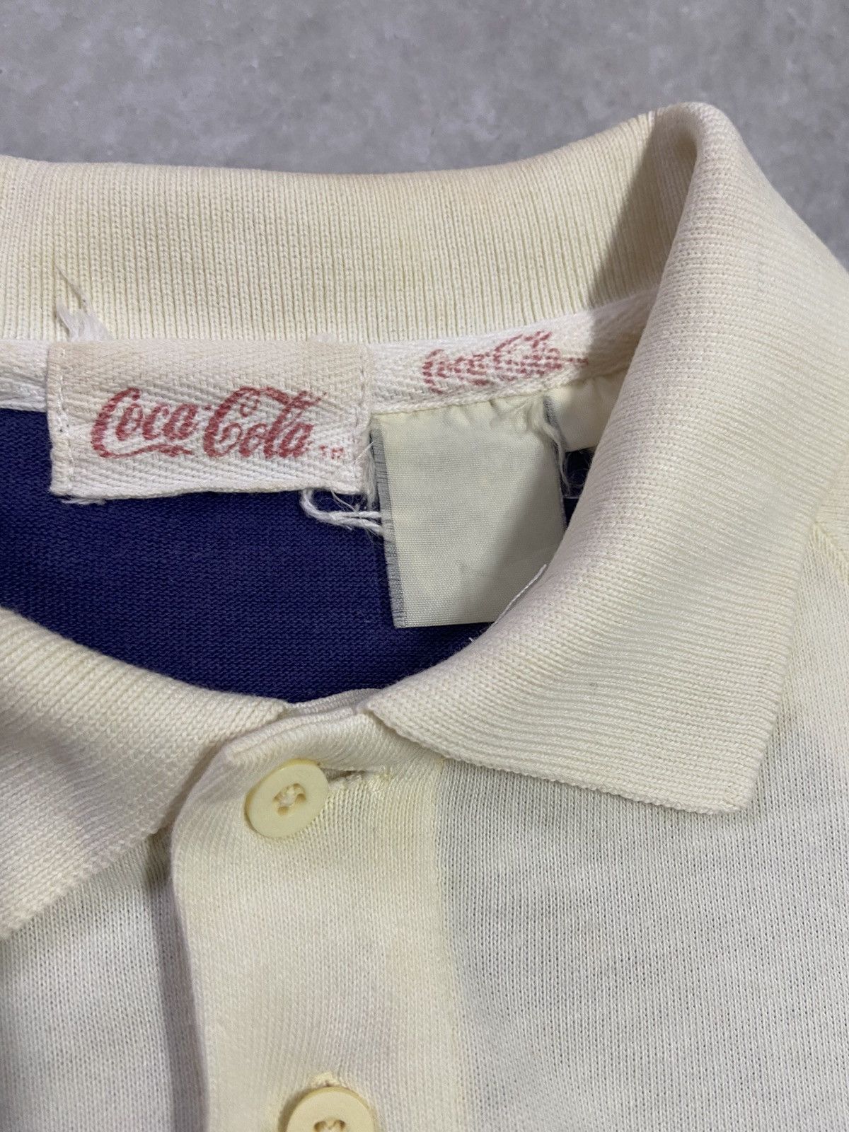 Coca Cola Vintage Coca-cola Rugby Polo T-shirt Size US L / EU 52-54 / 3 - 6 Thumbnail