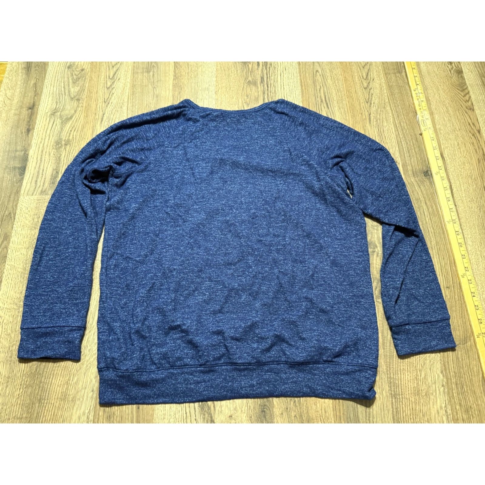 Vintage David Bitton Sweater Men's Large Blue Long Sleeve Crewneck Pullover Size US L / EU 52-54 / 3 - 2 Thumbnail