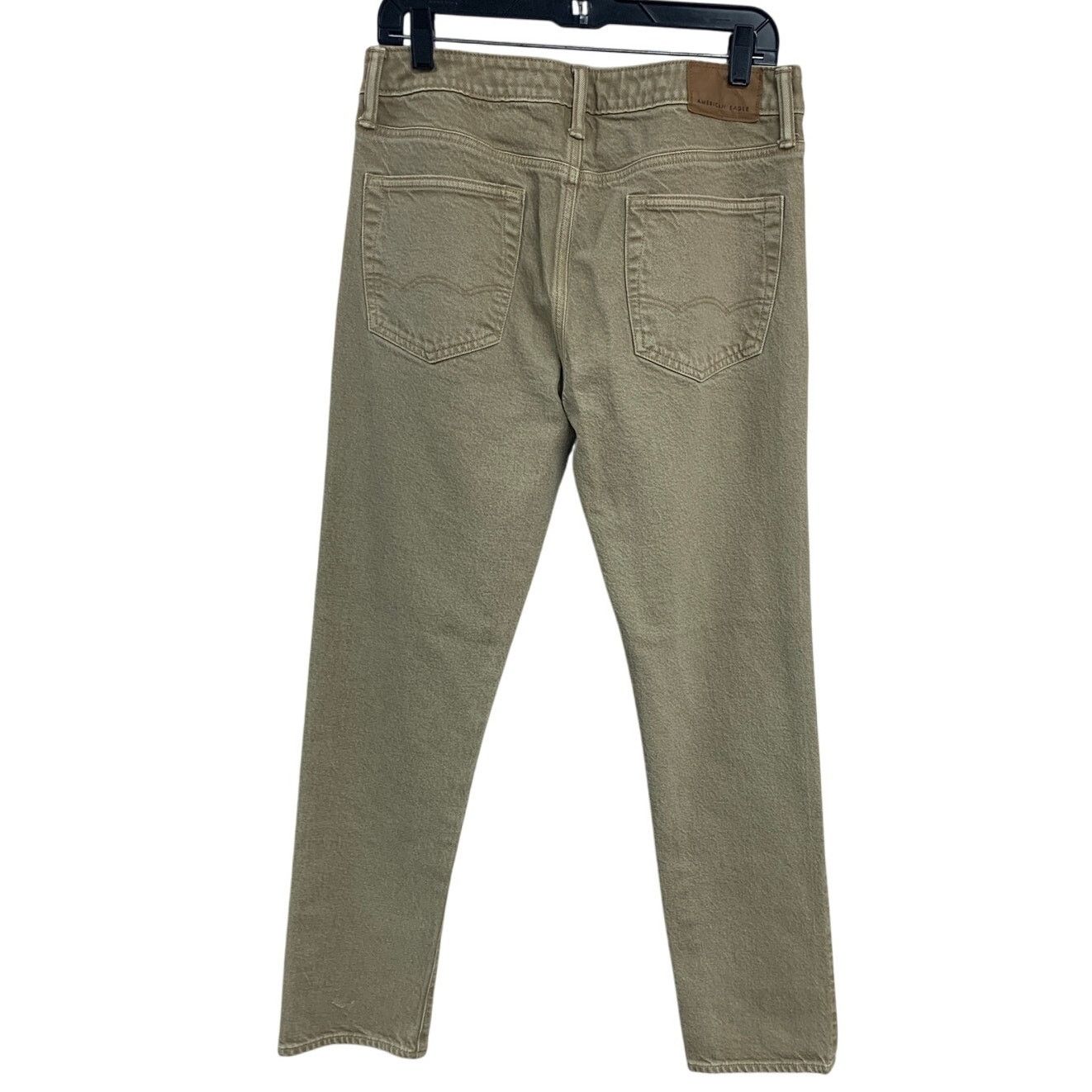 American Eagle Outfitters New AEO Men Size 32X32 Khaki Slim Fit Denim Jeans w Flaw Size US 32 / EU 48 - 3 Thumbnail