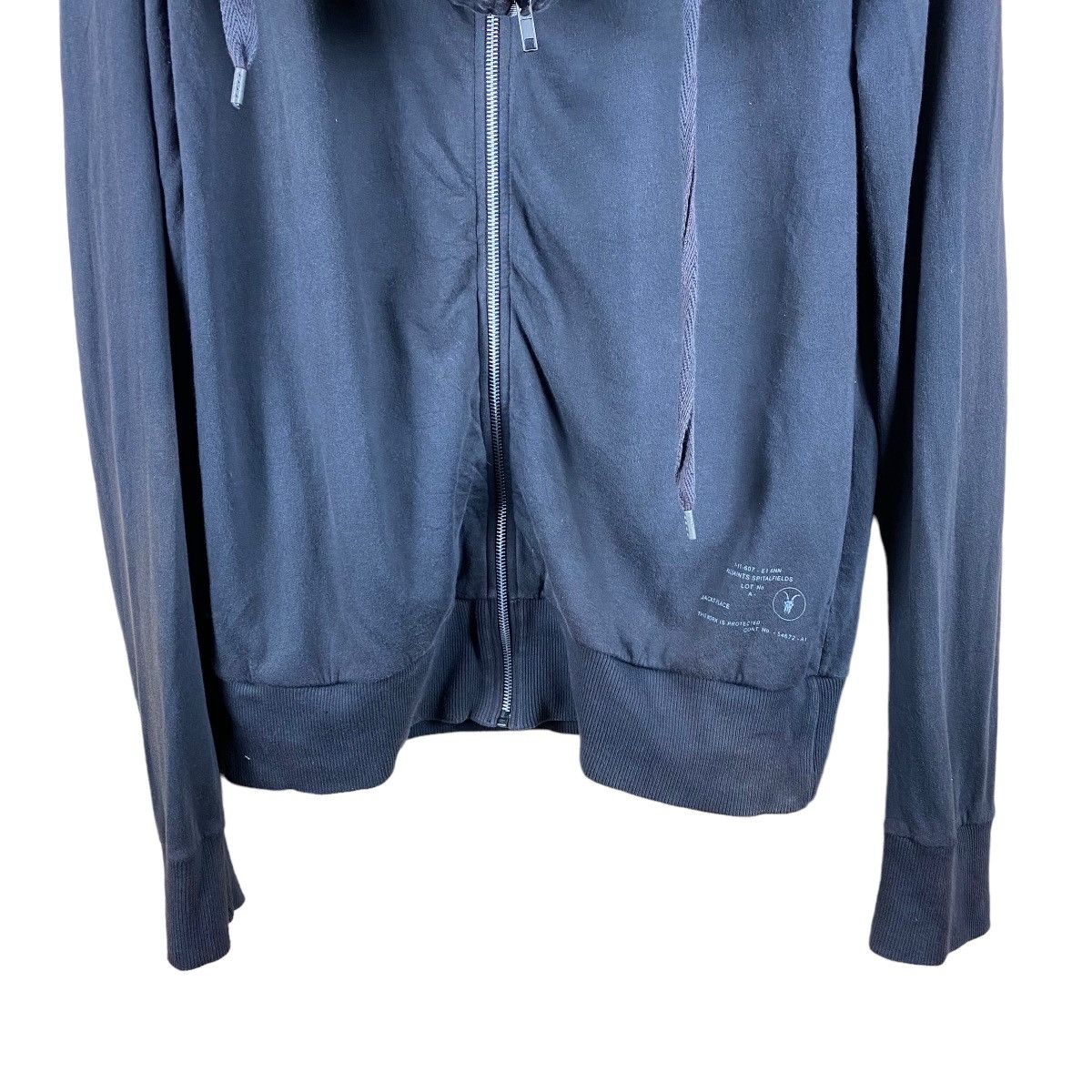 GREY ALLSAINTS JACKS PLACE SPITALFIELD HOODIE