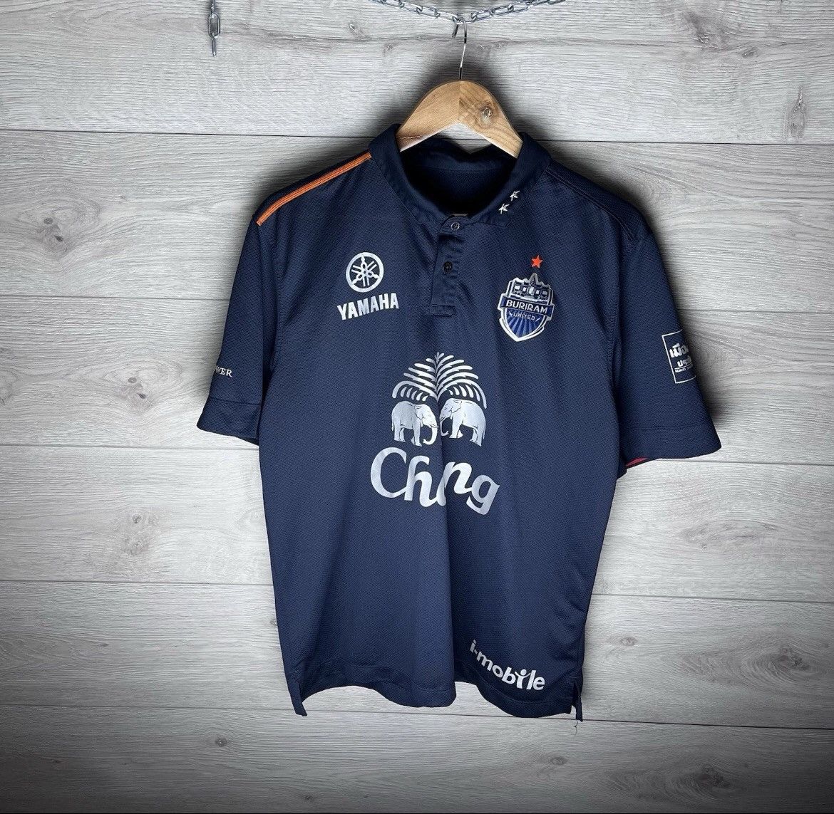 Other MENS SOCCER JERSEY F.C BURIRAM UNITED JAKKAPHAN #10 YAMAHA Size US M / EU 48-50 / 2 - 1 Thumbnail