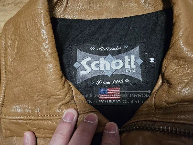 Schott Schott Hunting cowhide clothing Size US M / EU 48-50 / 2 - 9 Thumbnail