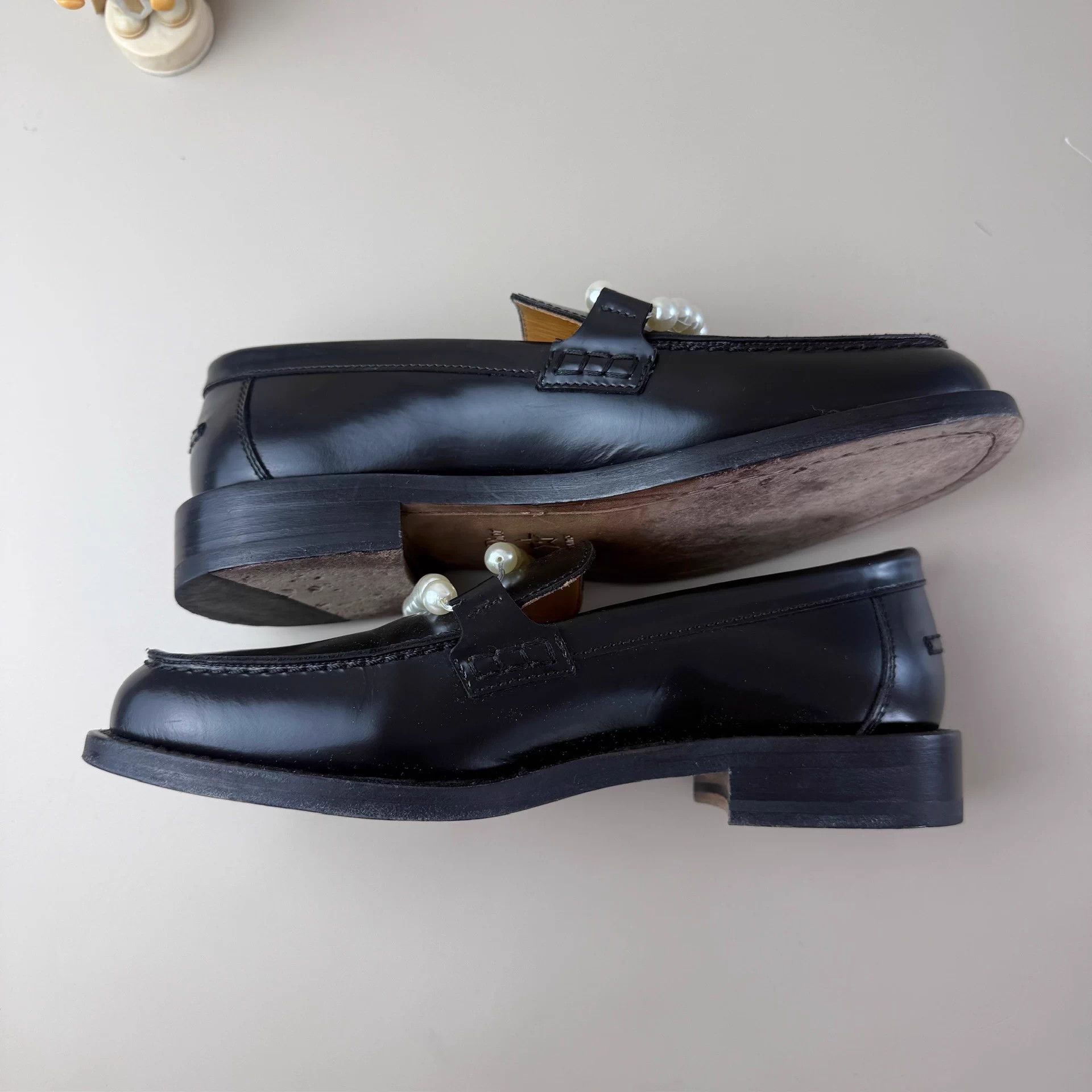 Dior Dior black & white pearl loafer 36 95 New Size US 5 / IT 35 - 4 Thumbnail