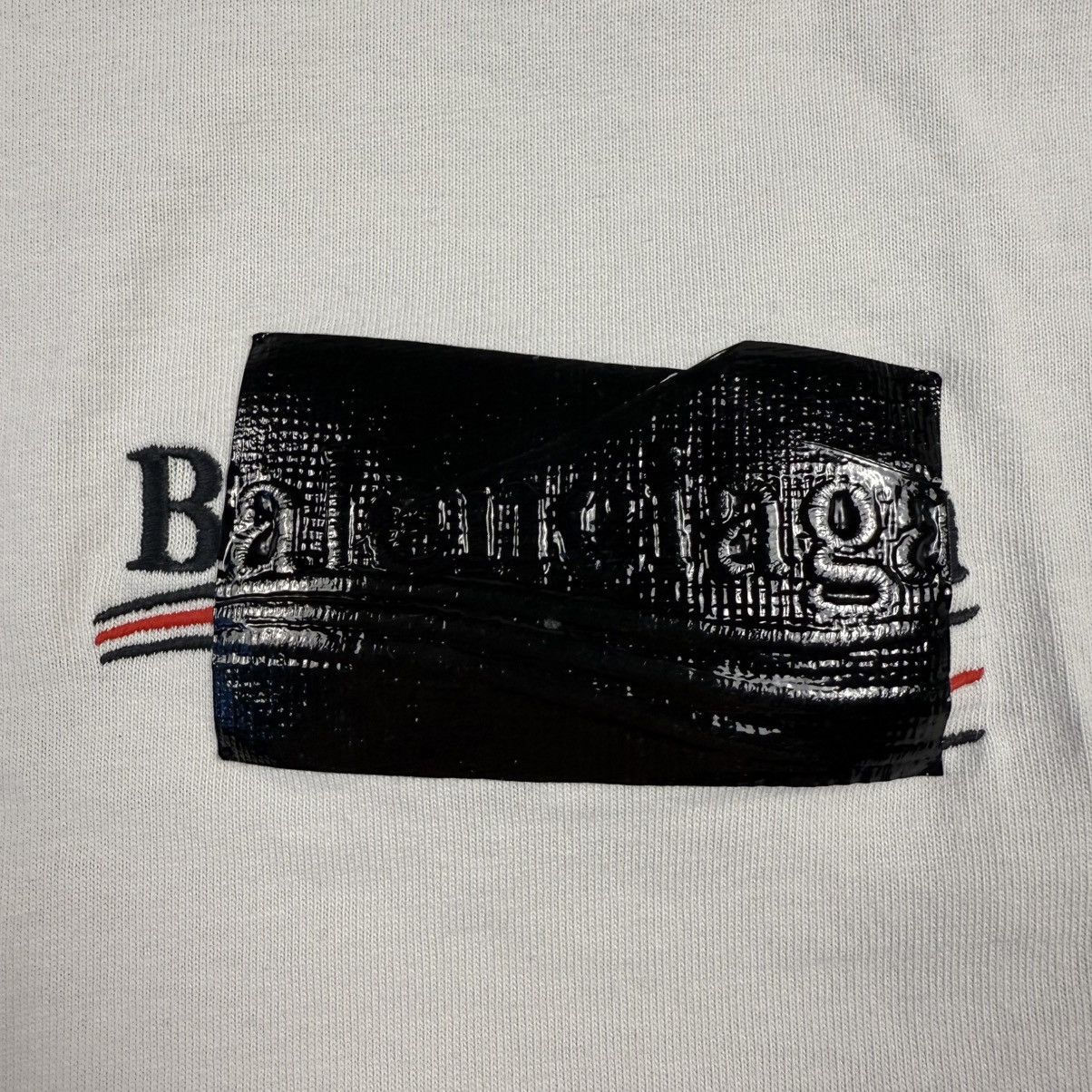 Balenciaga Balenciaga Gaffer Tapped Political Logo T-Shirt Size US XL / EU 56 / 4 - 2 Thumbnail