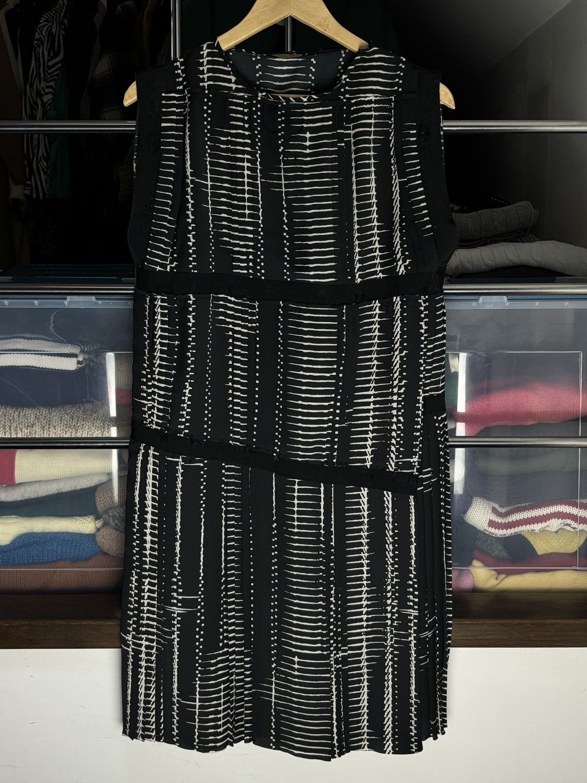 Bottega Veneta Bottega Veneta Luxury Midi Dress Asymmetrical Designer Size M / US 6-8 / IT 42-44 - 1 Thumbnail