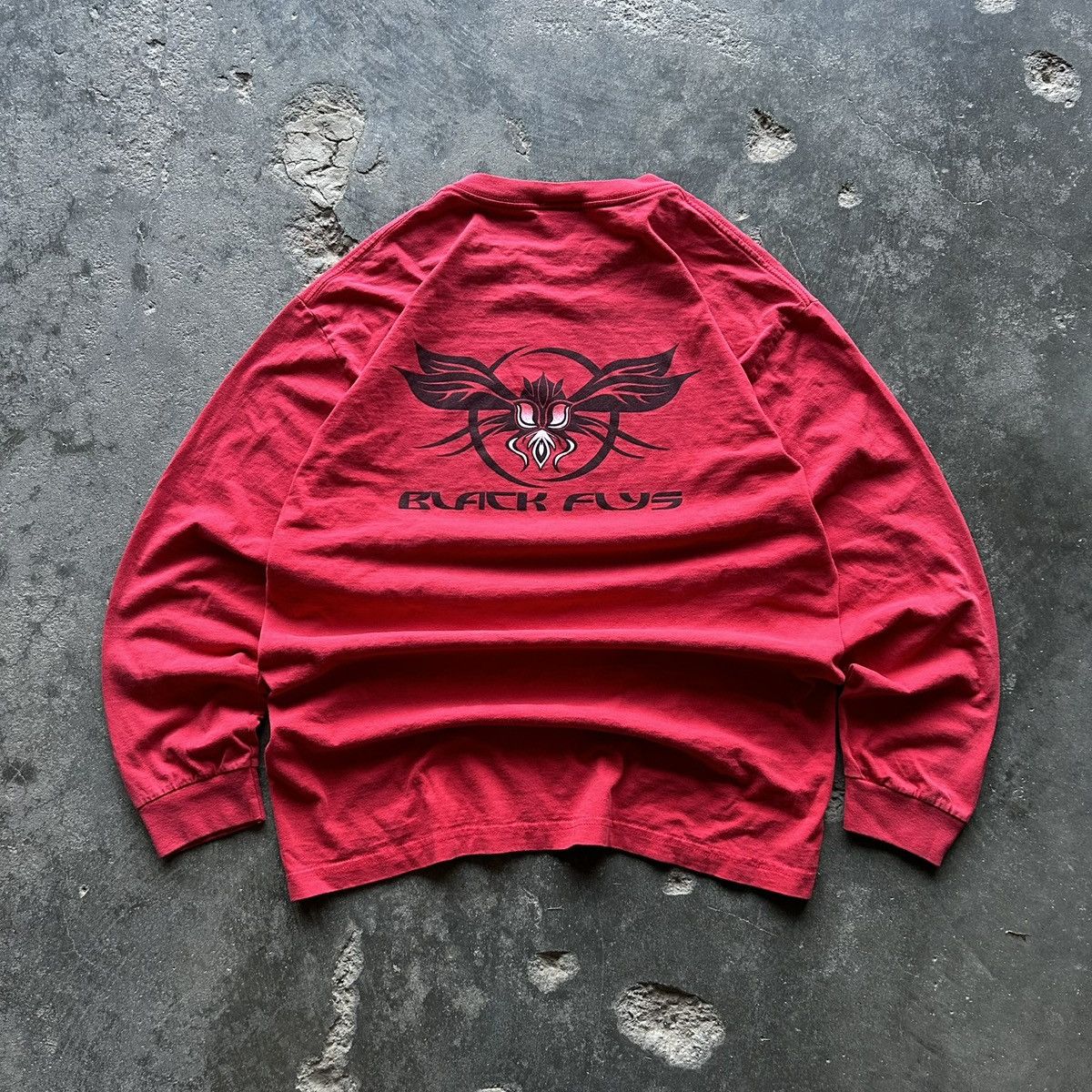 Hurley Black Fly’s Y2K Heavy Skate T-Shirt Size US XL / EU 56 / 4 - 2 Thumbnail