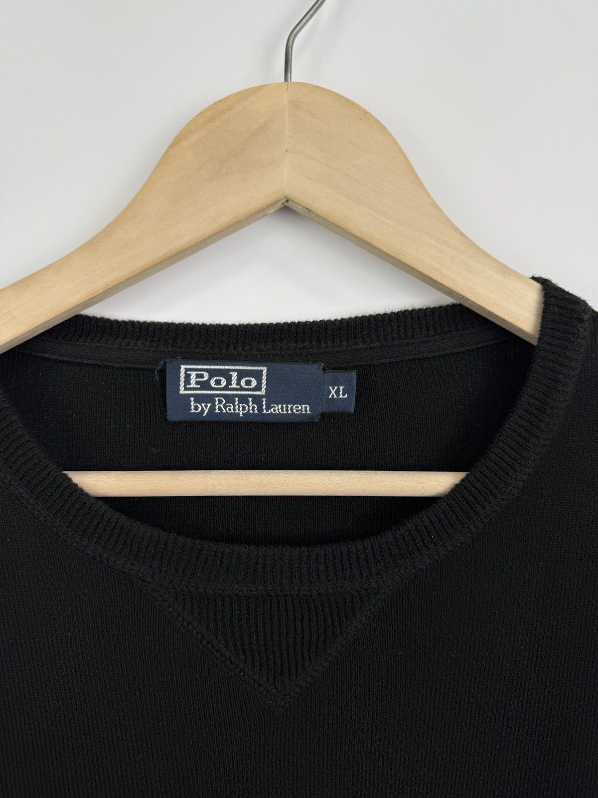 Polo Ralph Lauren 🇺🇸 Vintage 90s Ralph Lauren Purple Logo Knitted Sweater Rare Size US XL / EU 56 / 4 - 5 Thumbnail