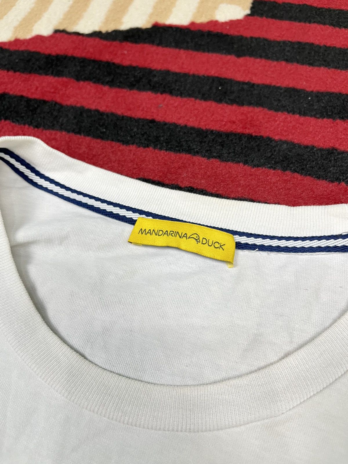 Designer × Mandarina Duck Mandarina Duck White T-shirt Size US M / EU 48-50 / 2 - 4 Thumbnail