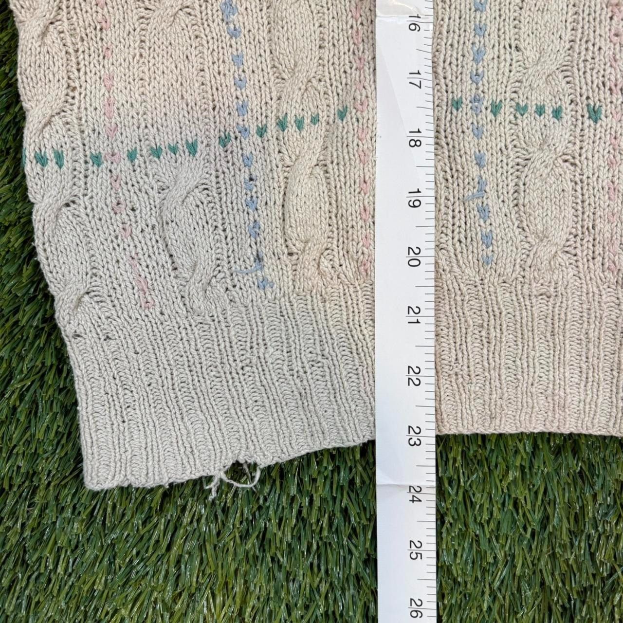 Polo Ralph Lauren Vintage Preppy Polo Ralph Lauren cable knit grandma sweater Size M / US 6-8 / IT 42-44 - 7 Thumbnail