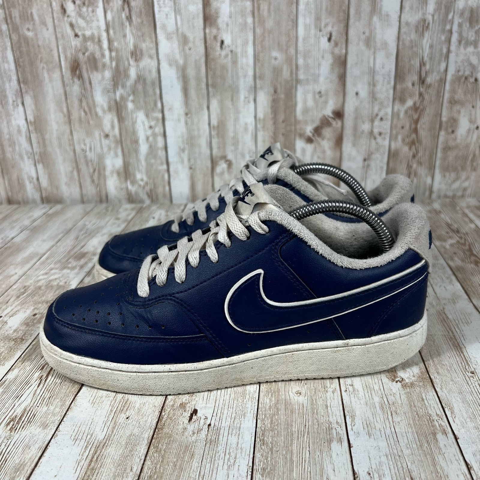 Nike Nike court vision low navy white Mens 8 Size US 8 / EU 41 - 2 Thumbnail
