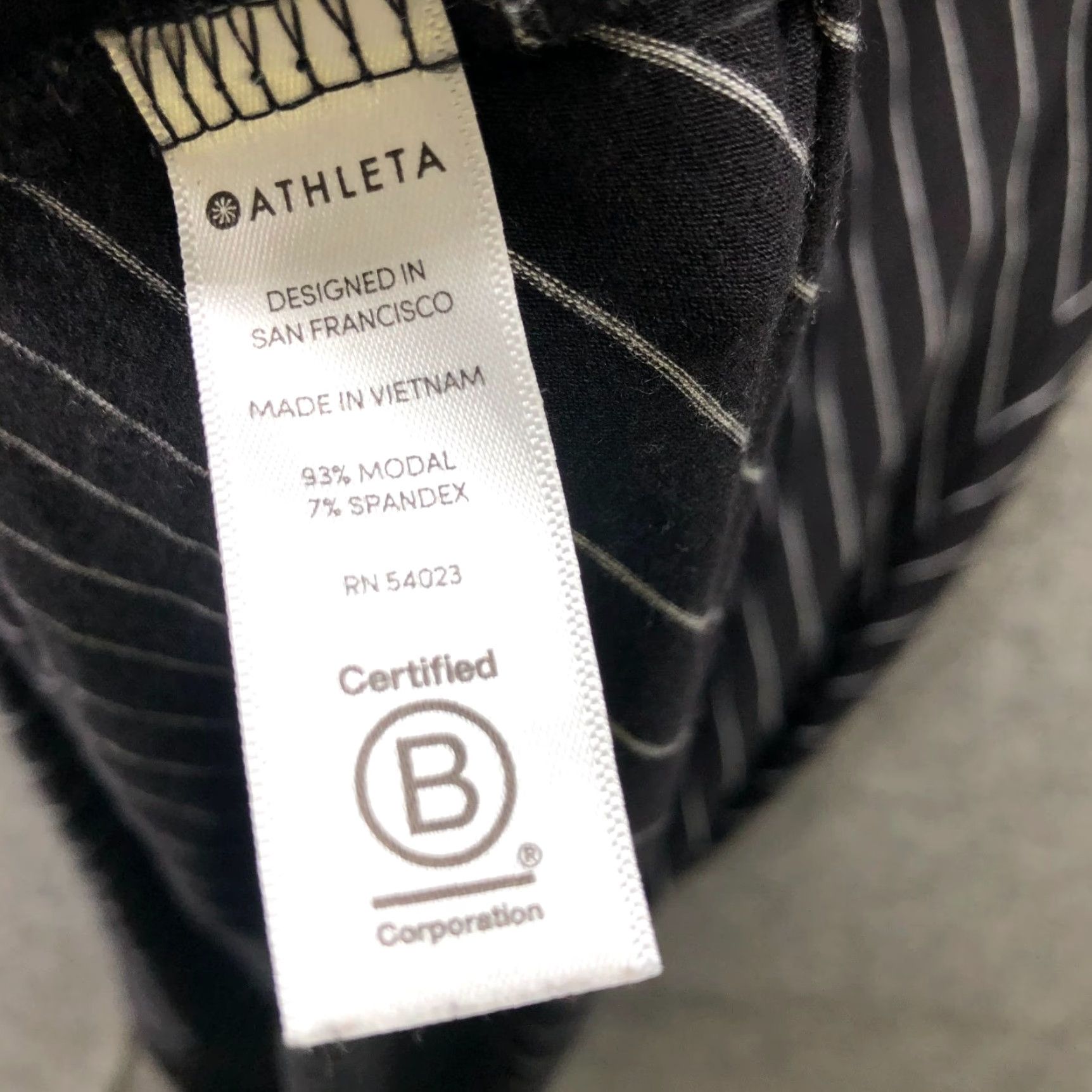 Athleta VINTAGE Athleta Women's Dress Sleeveless A-Line Knee Length Stripe Casual Summer S Black White Size S / US 4 / IT 40 - 8 Thumbnail