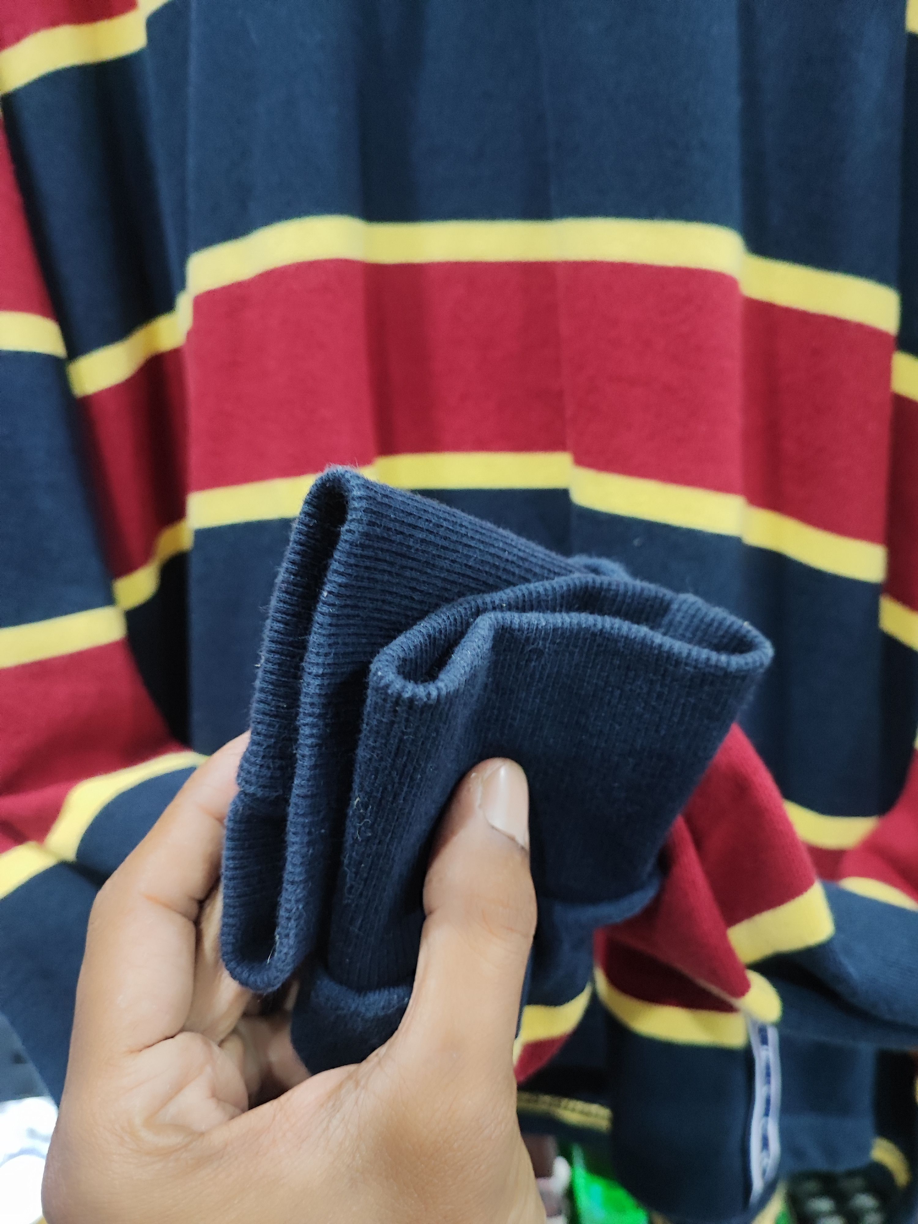 Japanese Brand ROMANTIC CROWN RUGBY LONG SLEEVE Size US L / EU 52-54 / 3 - 10 Thumbnail