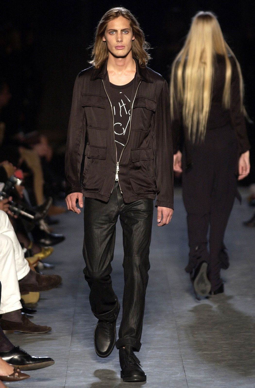 Ann Demeulemeester Ann Demeulemeester SS04 4 Pocket Metallic Threads Jacket Size US L / EU 52-54 / 3 - 15 Thumbnail