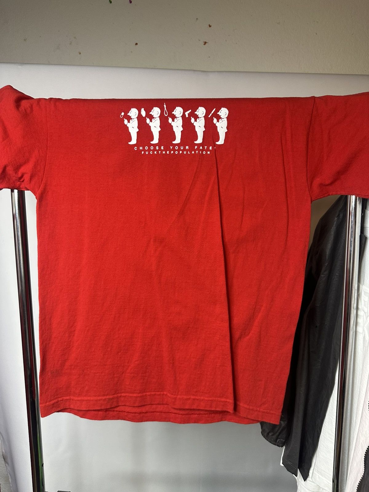 Fuck The Population FTP Choose Your Fate Tee - Red Size US L / EU 52-54 / 3 - 1 Thumbnail