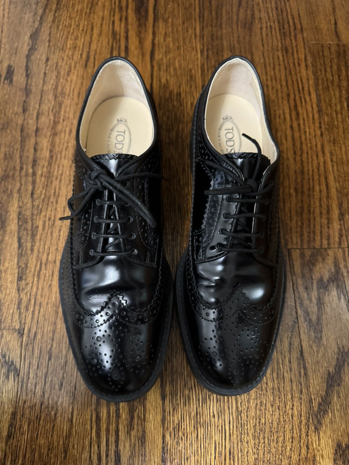 Tod's New Tod’s Wingtips Size US 6.5 / IT 36.5 - 1 Thumbnail