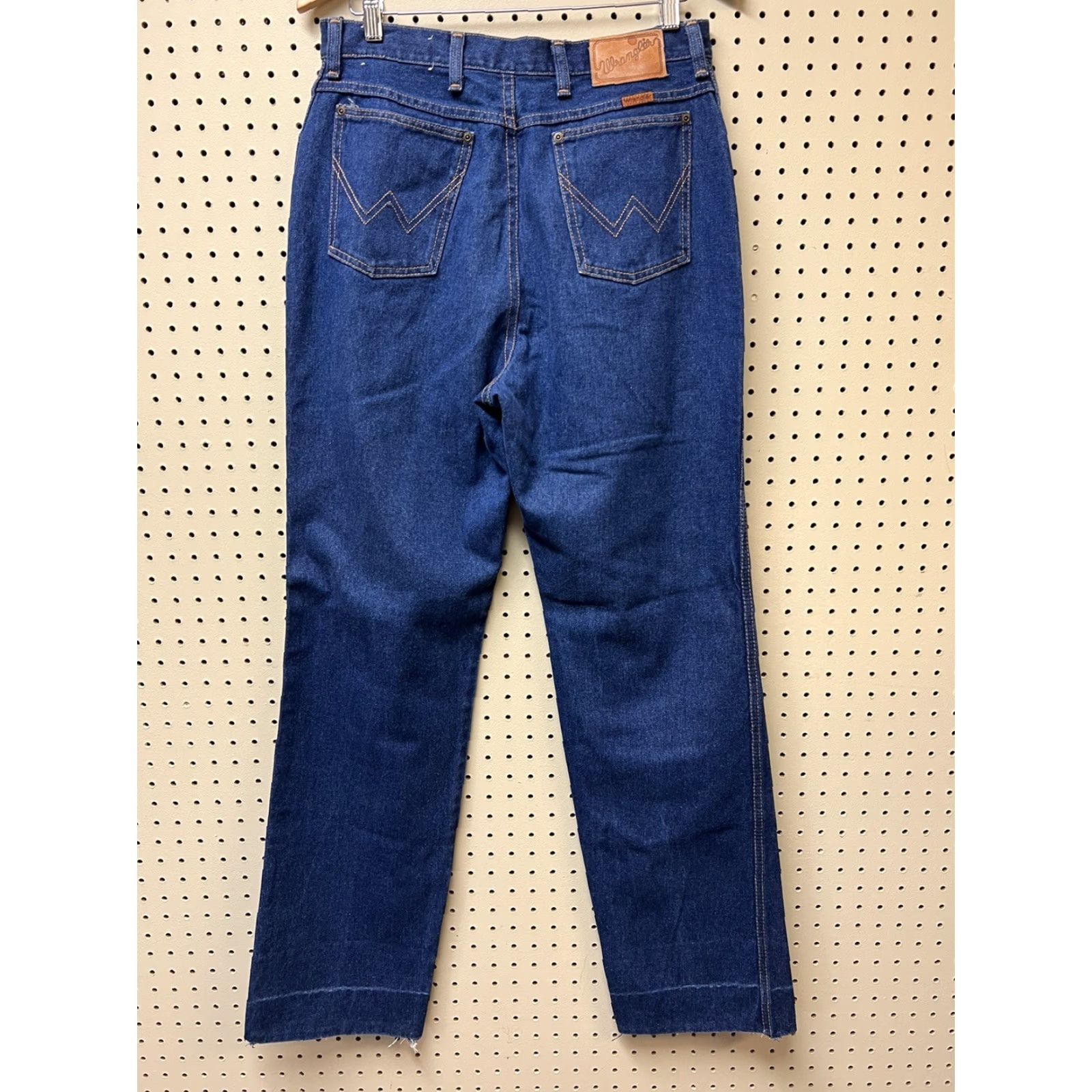 Wrangler VINTAGE Wrangler Orange Leather Tag Denim Mom Jeans USA SZ 16 31x34 Womens Jeans Size 38" / US 16 / IT 52 - 2 Thumbnail