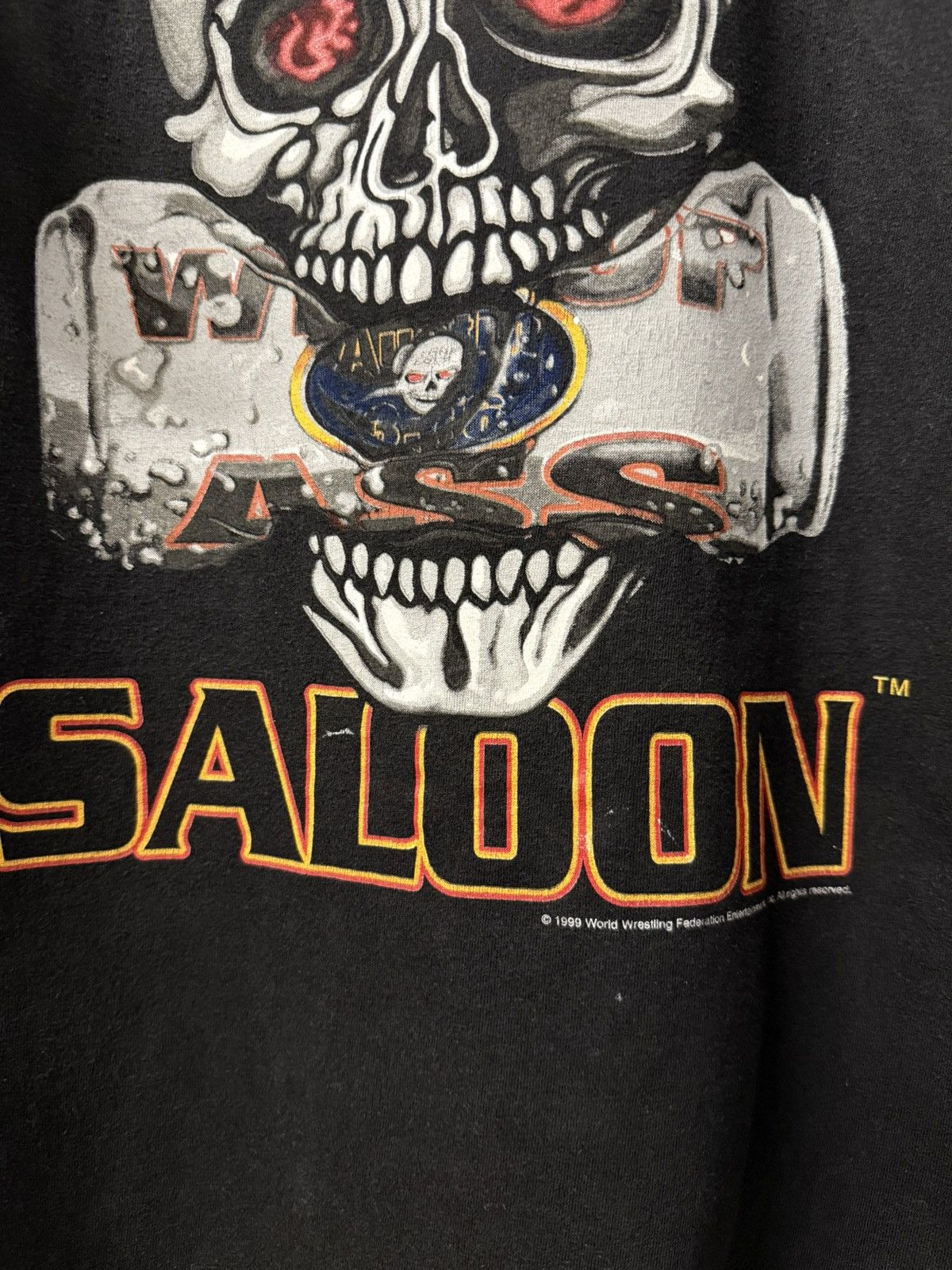 Vintage Stone Cold Saldon 1999 Steve Austin 90s wrestling t-shirt Size US L / EU 52-54 / 3 - 2 Thumbnail