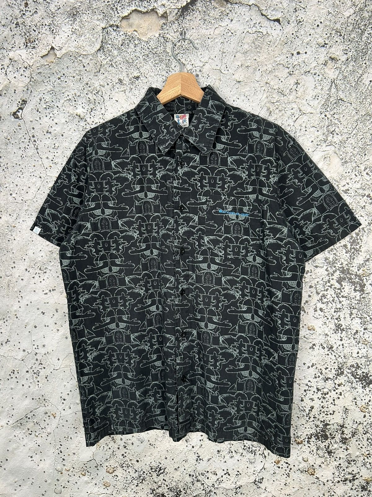 Vintage Vintage Cliche Skateboarding Shirt Streetwear Rap Baggy Size US L / EU 52-54 / 3 - 1 Thumbnail