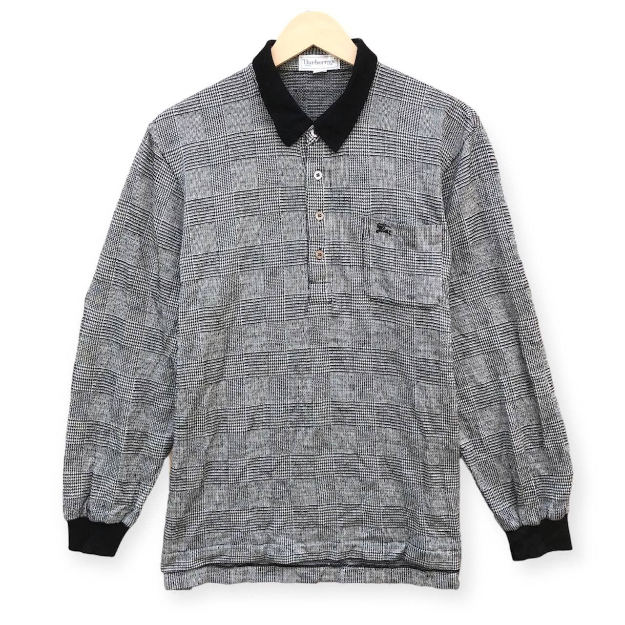 Burberrys Long Sleeve Polo Shirt