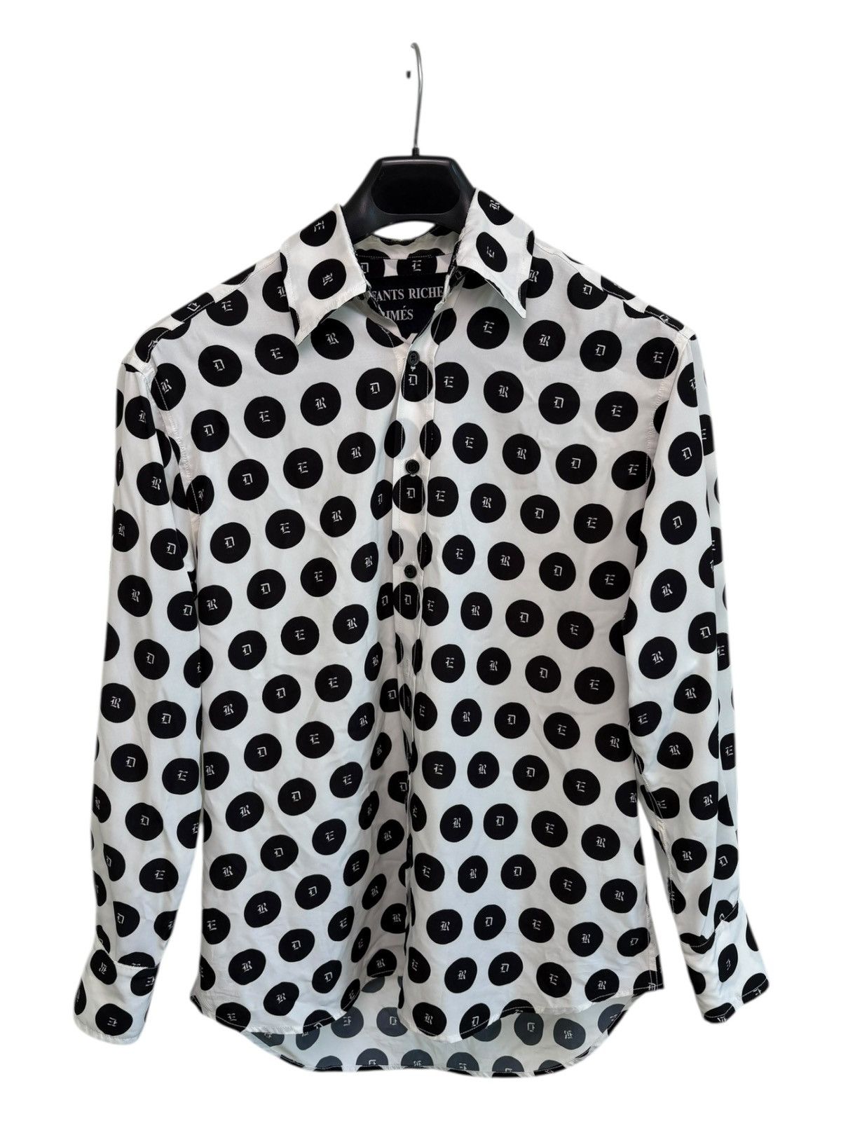 Enfants Riches Deprimes Rare! Enfants Riches Deprimes Black White Polka dots shirt Size US M / EU 48-50 / 2 - 1 Thumbnail