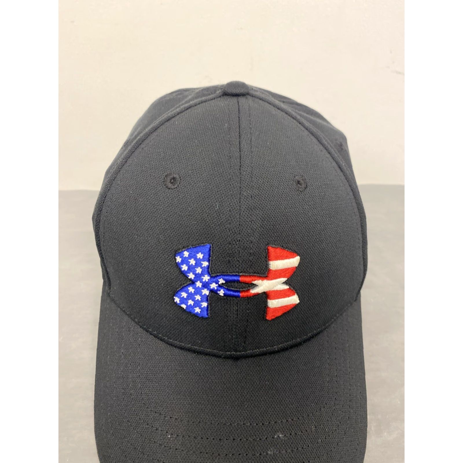 Under Armour Under Armour Freedom UA Classic Fit hat cap mens S/M flex fitted black /672 Size ONE SIZE - 2 Thumbnail