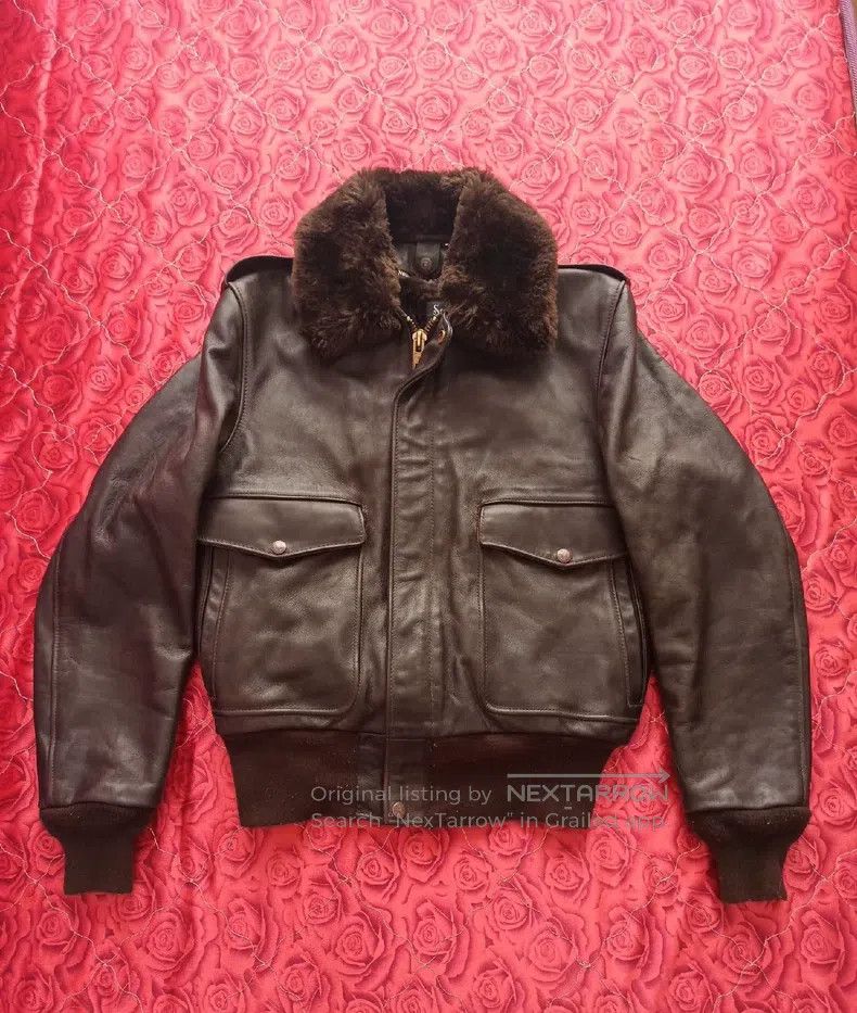 Schott Schott 174us leather coat Size US L / EU 52-54 / 3 - 2 Thumbnail