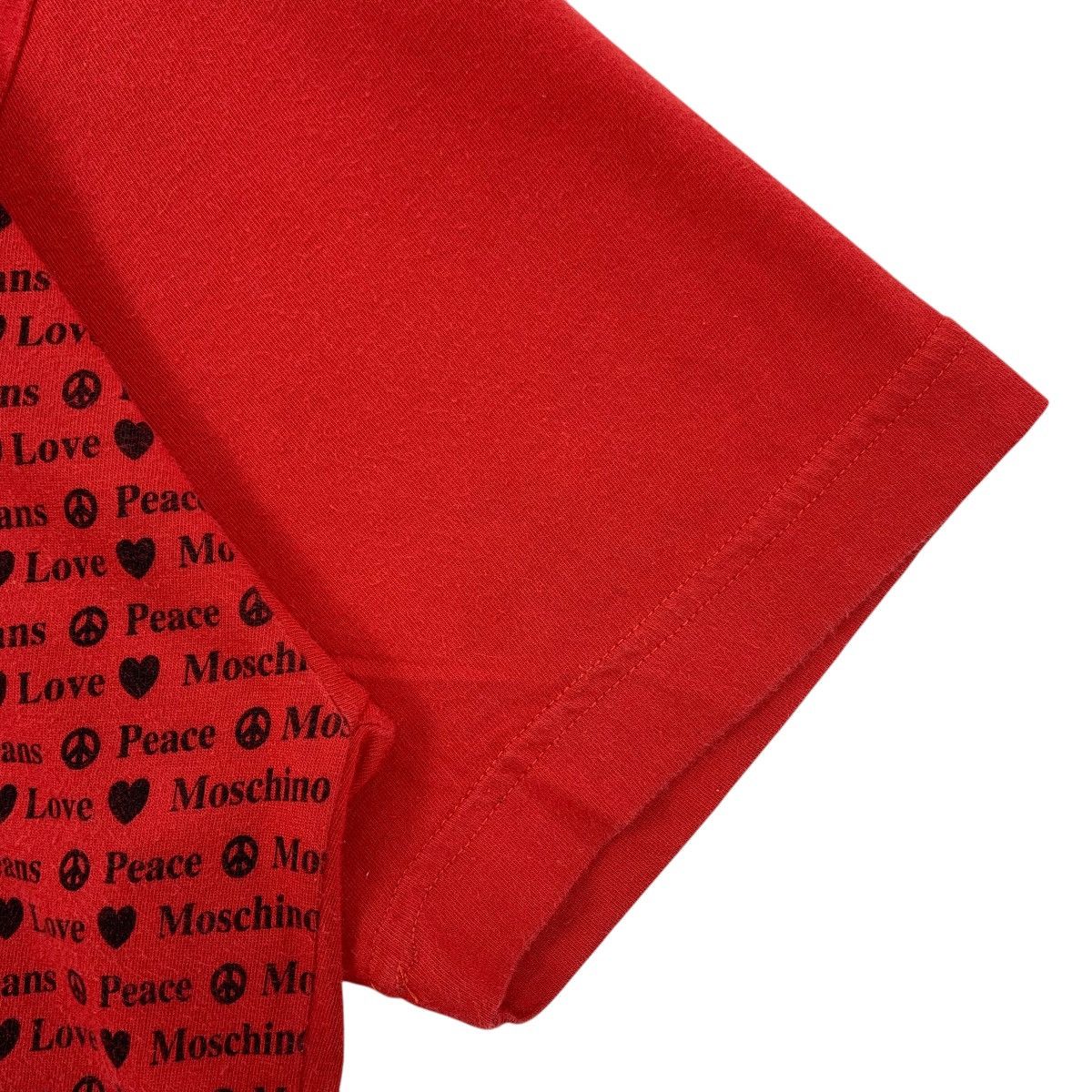 Moschino × Vintage Vintage MOSCHINO JEANS spellout printed designer tee Size US L / EU 52-54 / 3 - 6 Thumbnail