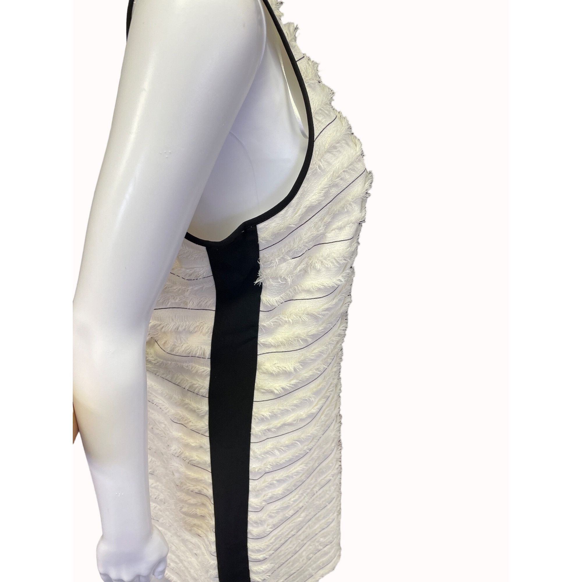 Vince Camuto Vince Camuto Women's Off White/ Black Sleeveless Dress Size Size XXL / US 16-18 / IT 52-54 - 3 Thumbnail