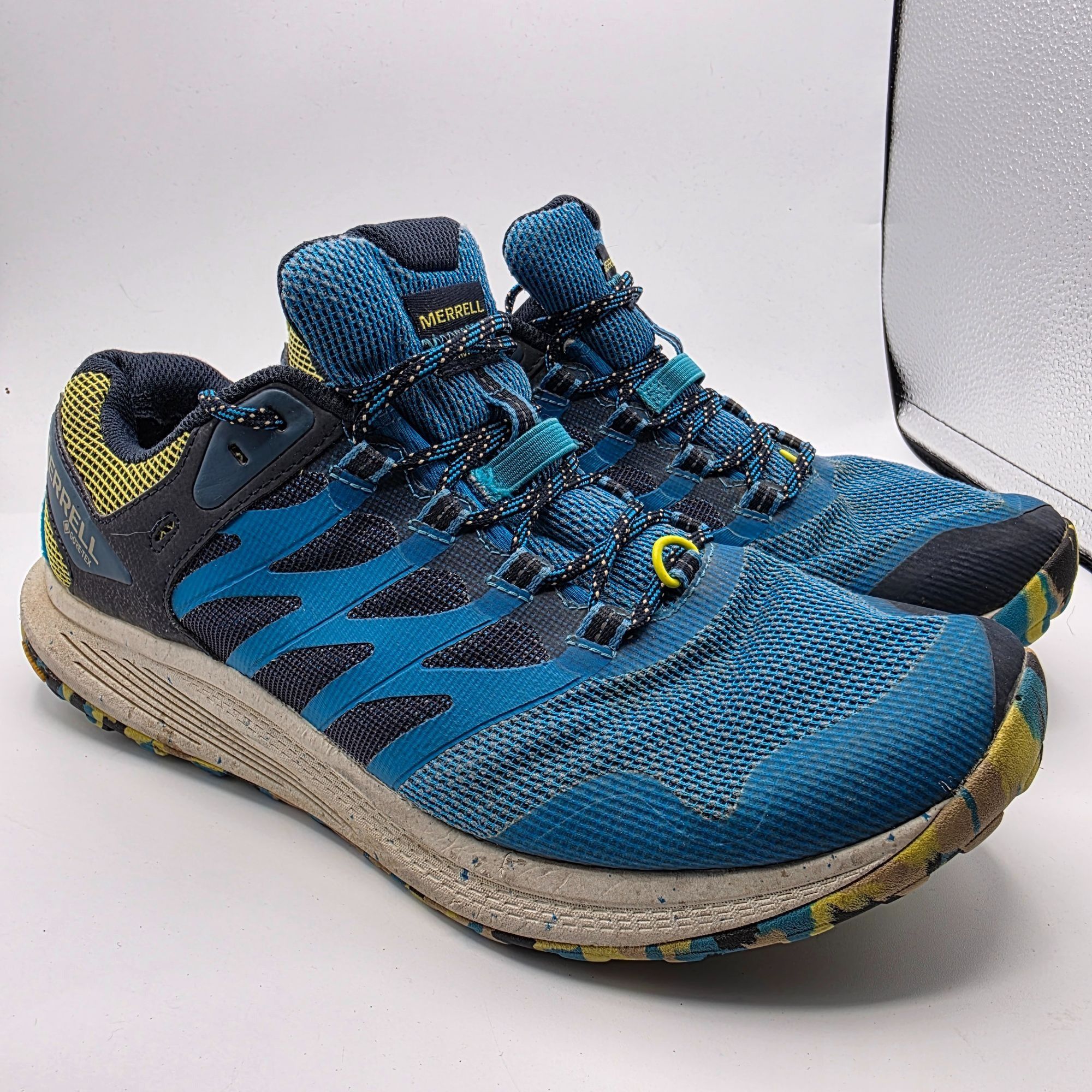 Merrell Merrell Nova 3 GTX Gore Tex Vibram Mens Size 11.5W Wide Blue Size US 11.5 / EU 44-45 - 1 Thumbnail