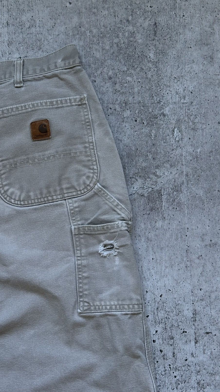 Carhartt Wip 90s Carhartt WIP Distressed Single Knee Pants Size US 36 / EU 52 - 2 Thumbnail
