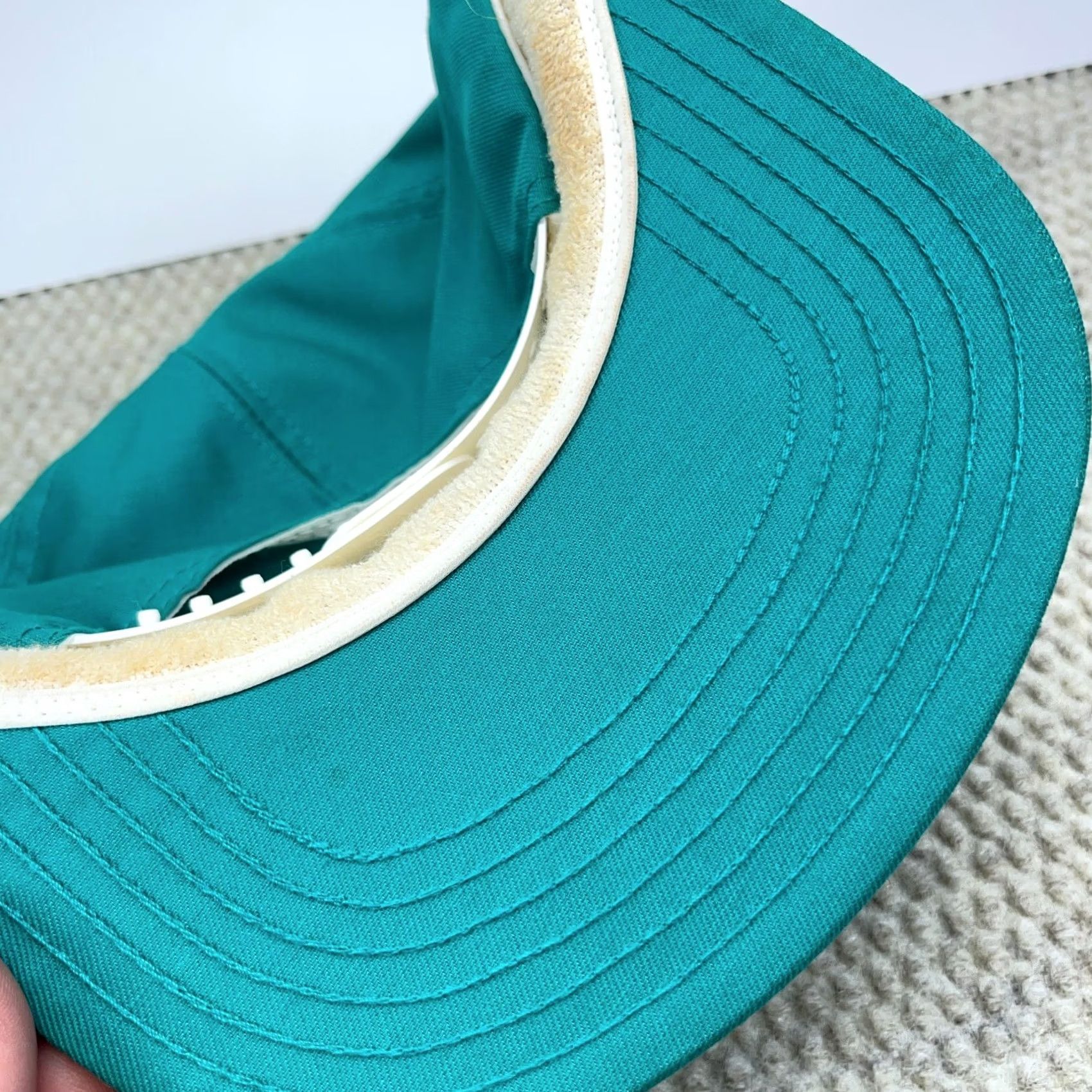 Coal VINTAGE Consol Trucker Hat Cap Snapback USA Coal Mining 80s 90s Rope Amonate L15 Teal Men Size ONE SIZE - 6 Thumbnail