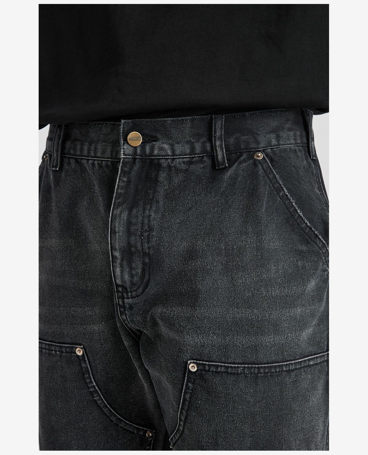 Designer × Japanese Brand × Vintage workwear double knee washed faded yuppie jeans Size US 30 / EU 46 - 4 Thumbnail