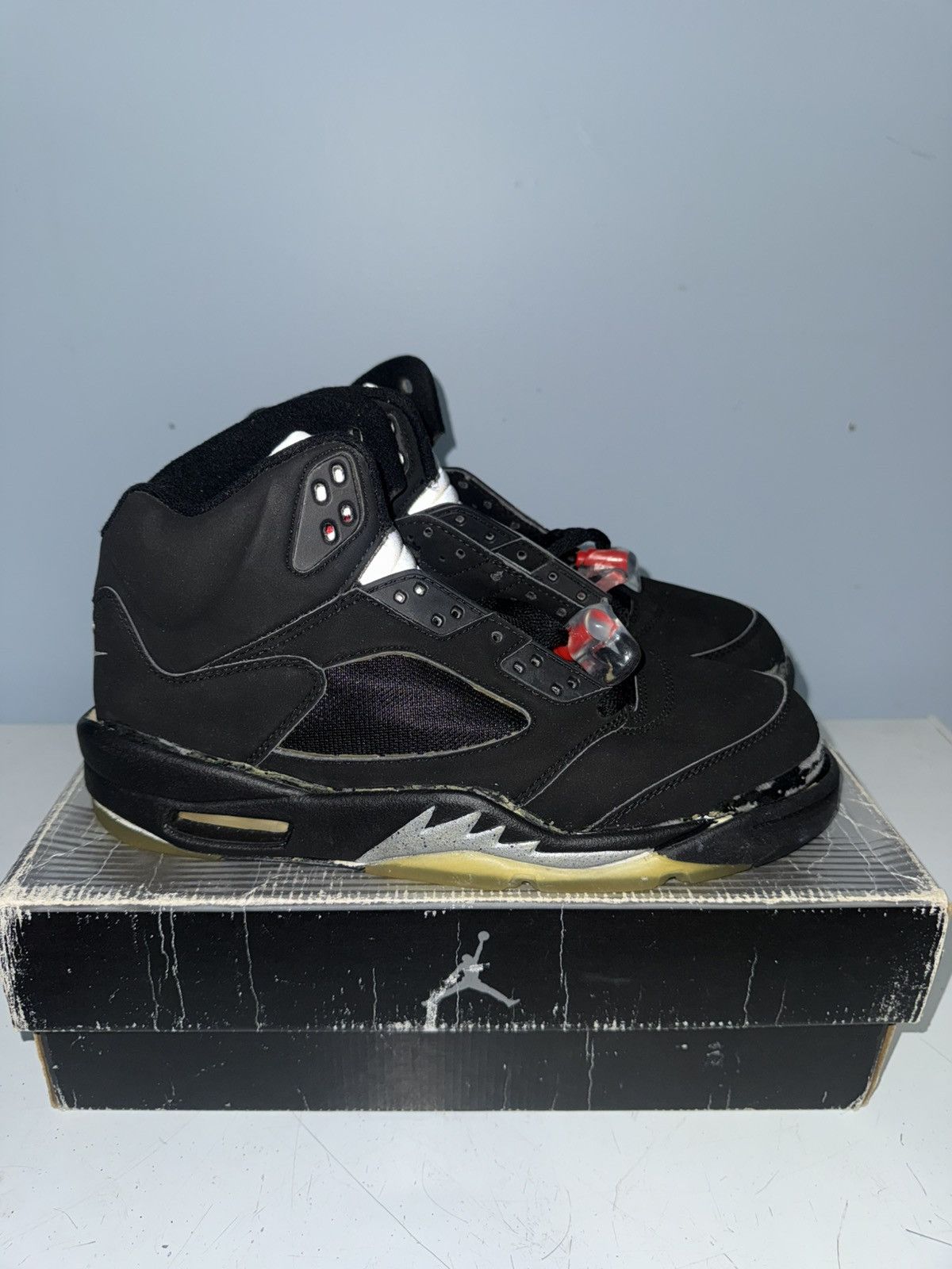 Jordan Brand Deadstock Jordan 5 Black Metallic 2000 Size US 10 / EU 43 - 3 Thumbnail