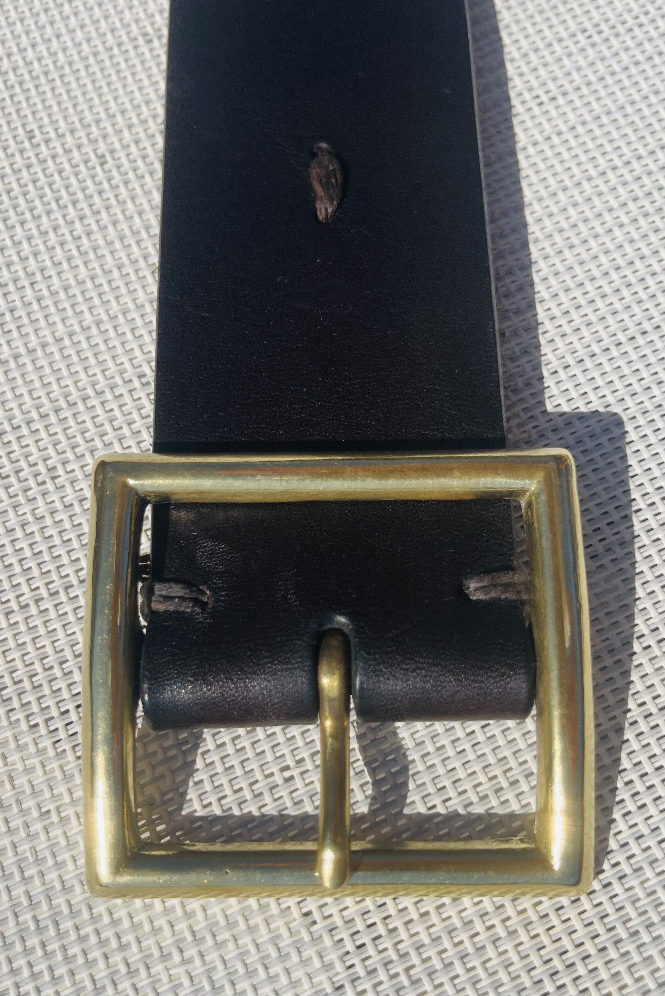 Visvim Visvim Plain Belt (45mm Veggie) - Dk Brown - FW16 - 29-33cms Size 30 - 11 Thumbnail