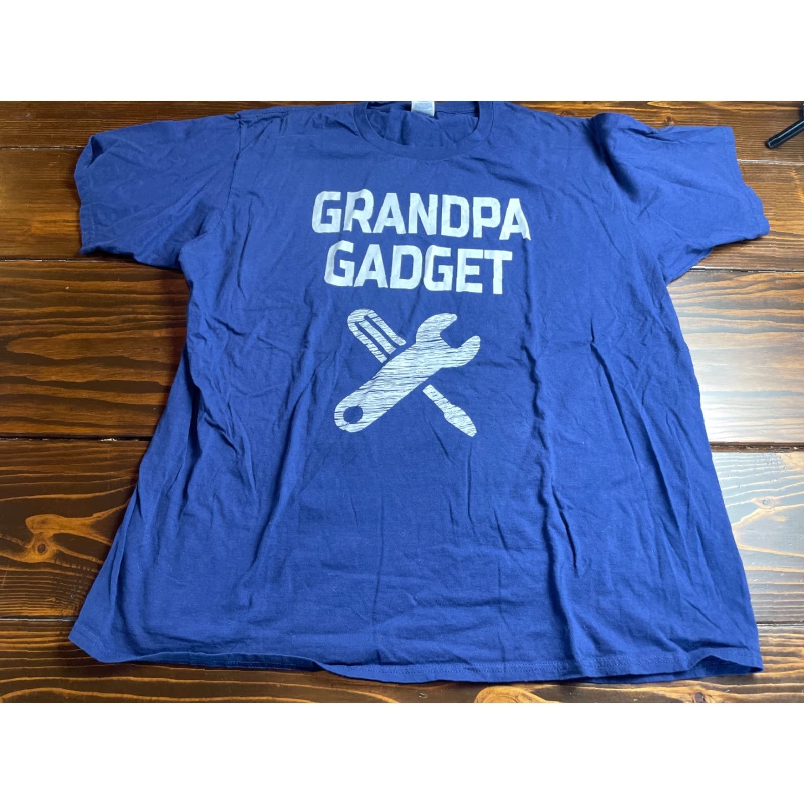Port & Company Port & Company T-Shirt Mens 2XL Blue Crewneck Short Sleeve Grandpa Gadget Modern Basic Breathable Vintage: No Womens Mens Size US XXL / EU 58 / 5 - 2 Thumbnail