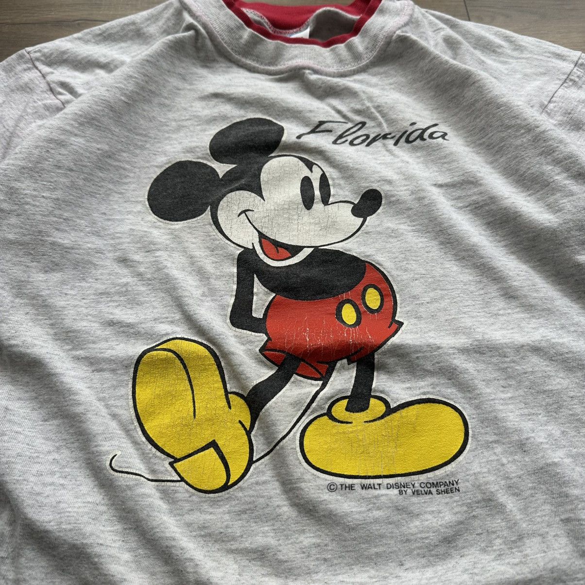 Velva Sheen Vintage 80s Disney Mickey Mouse Single Stitch Graphic Tee Size US M / EU 48-50 / 2 - 6 Thumbnail