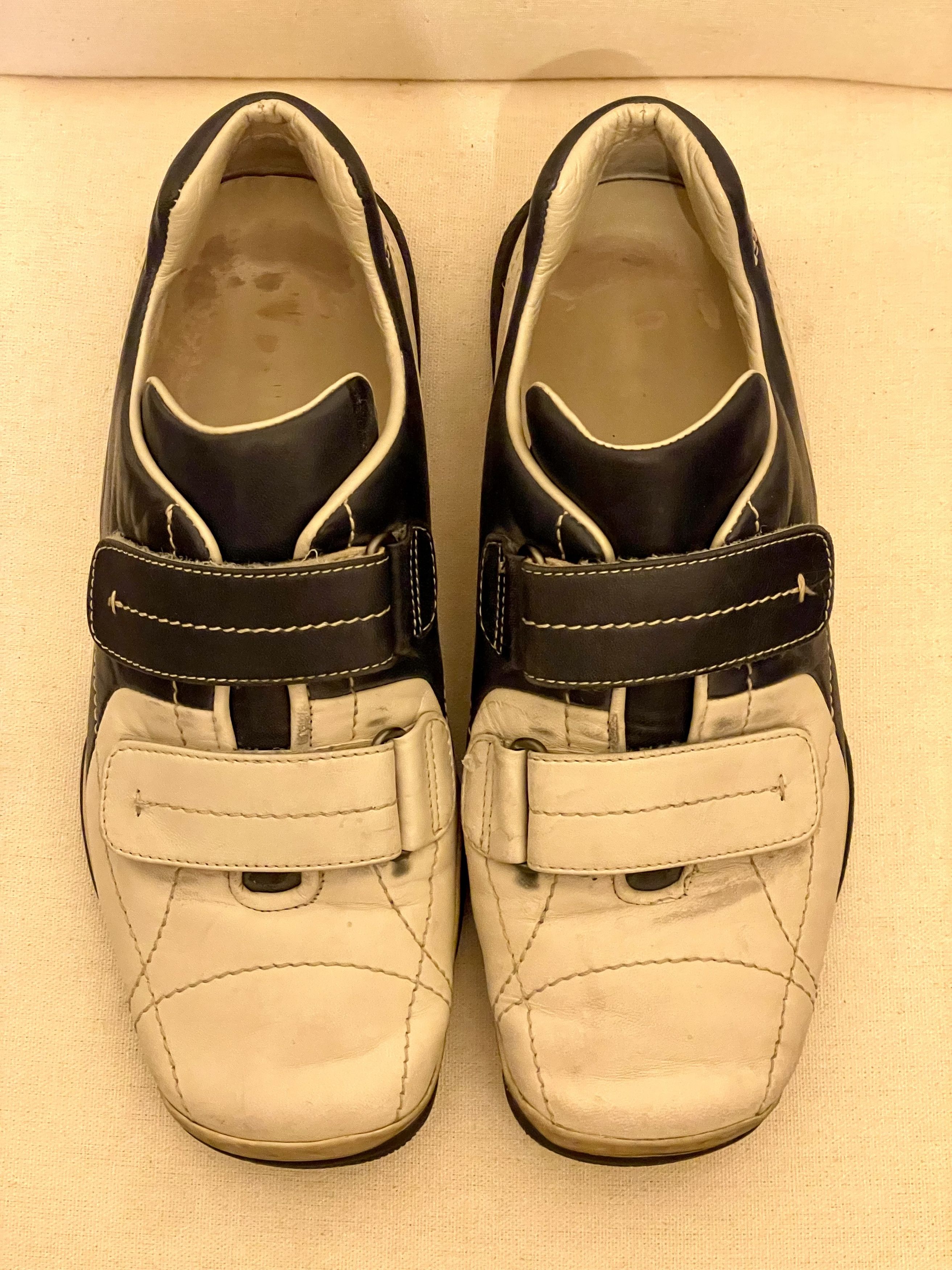 靴 1999aw prada velcro leather shoes rare 靴 1999aw prada velcro leather shoes 27.0 Rare, Original