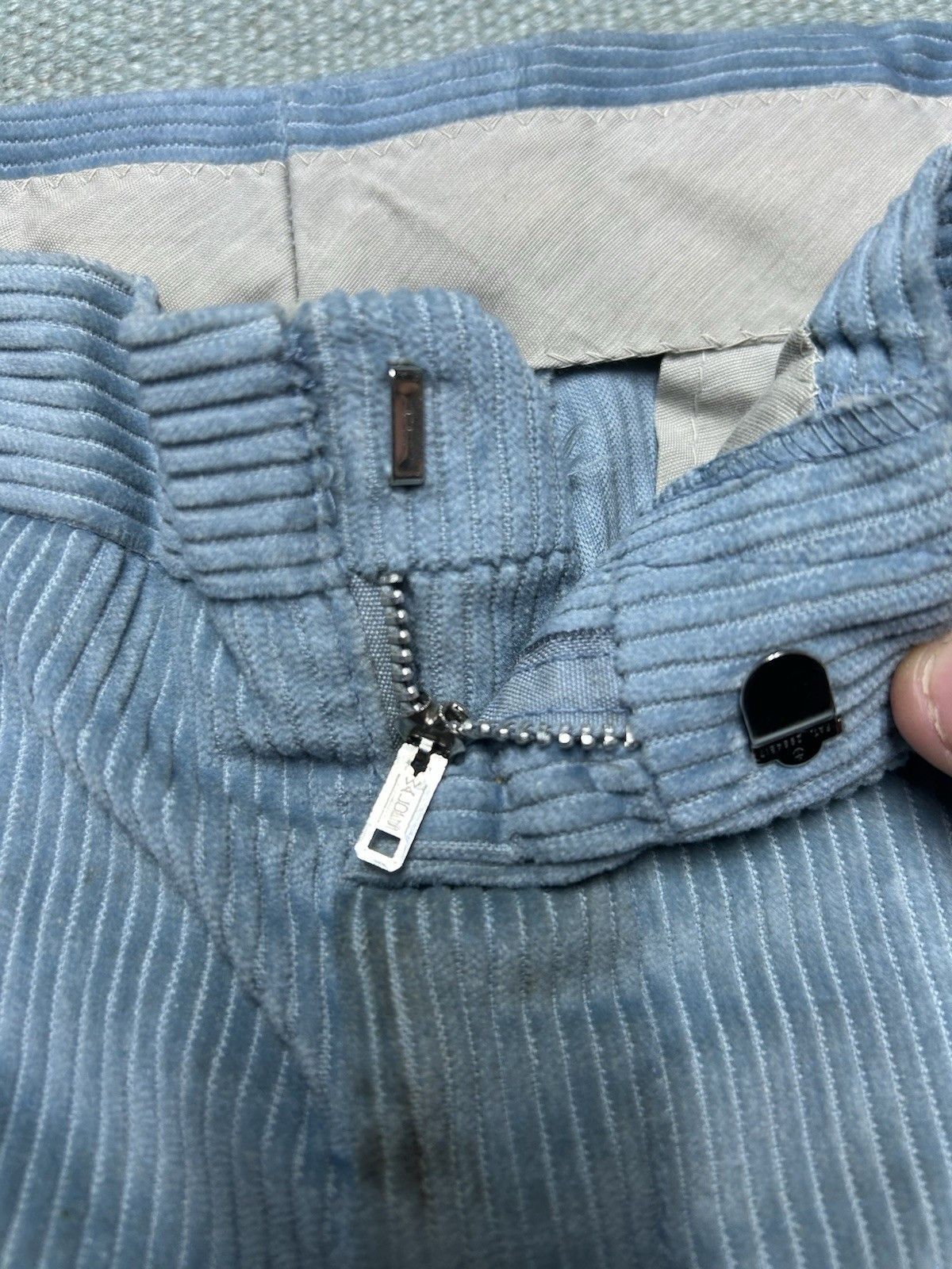Vintage Vintage 1960s corduroy pants straight leg worn stained 28x29 Size US 28 / EU 44 - 6 Thumbnail