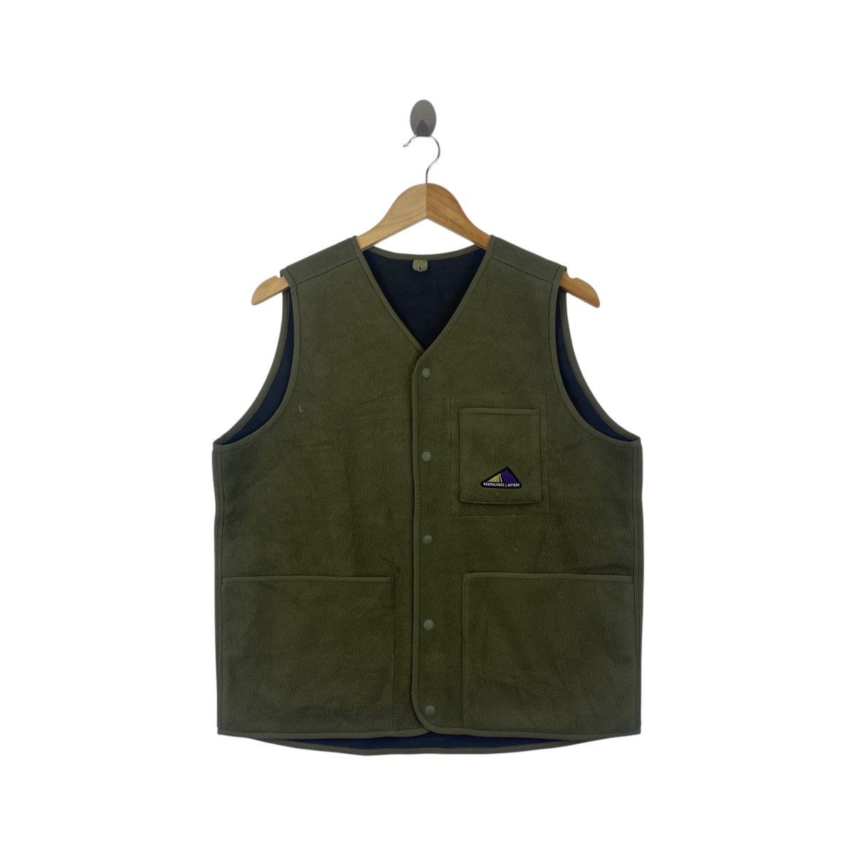 New Balance Riversible! NEW BALANCE Mt 1996 Fleece Vest Sherpa Outdoor Size US S / EU 44-46 / 1 - 1 Thumbnail