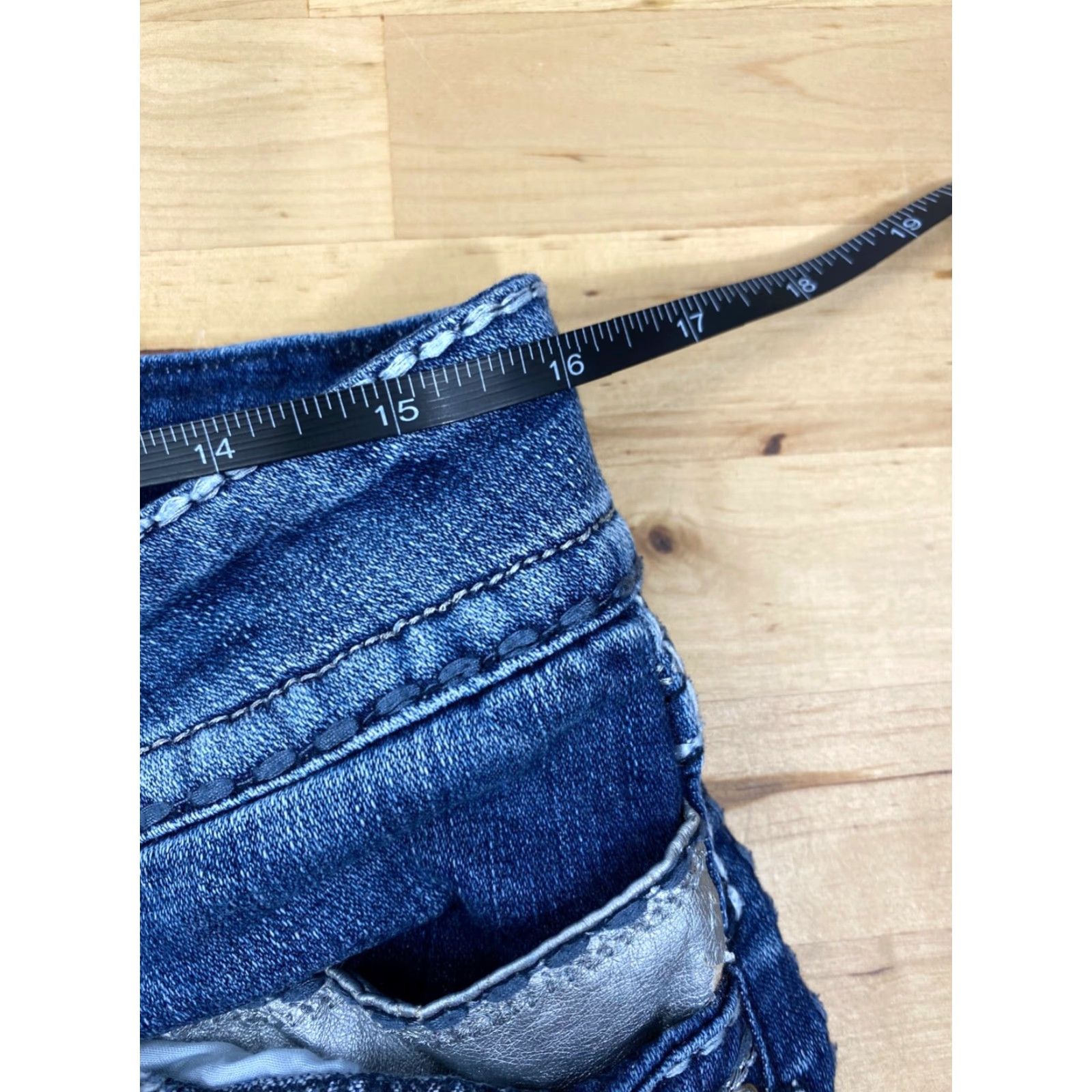 Vintage Virgin Only VO Womens Jeans Denim Blue Size 11 Bootcut Regular Virgin Only VO Jeans Womens Size 11 Blue Denim Bootcut Regular Women Size 32" / US 10 / IT 46 - 5 Thumbnail