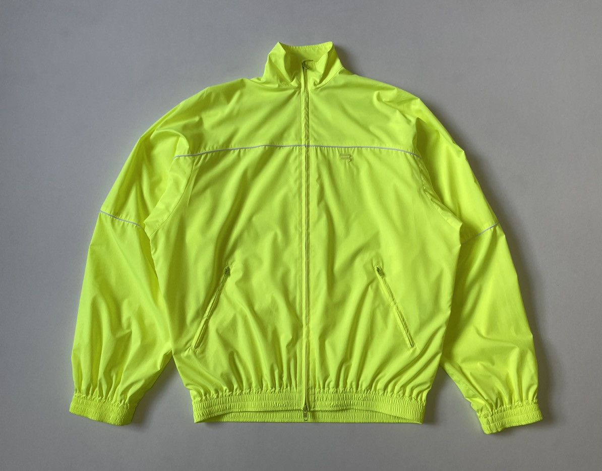 Balenciaga S/S 20 Neon Yellow ‘B’ Logo Track Jacket Size US M / EU 48-50 / 2 - 19 Thumbnail