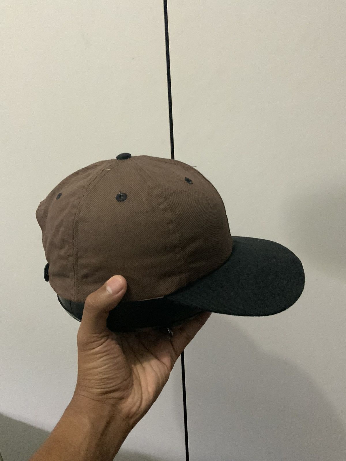 Vintage Vintage Brown Plain Made in Usa Hat Size ONE SIZE - 4 Thumbnail